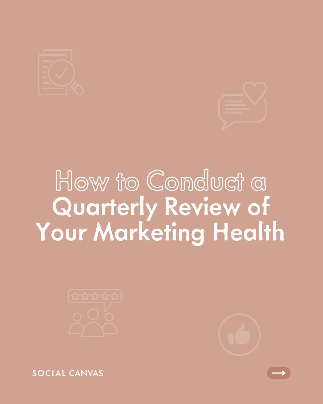 Happy April! 🌱 Can you believe we're already wrapping up the first quarter of 2024? 

We've got some awesome tips for reviewing your business from a marketing perspective. 

📌 Make sure to share and save these for later! 

#marketingreview #busines