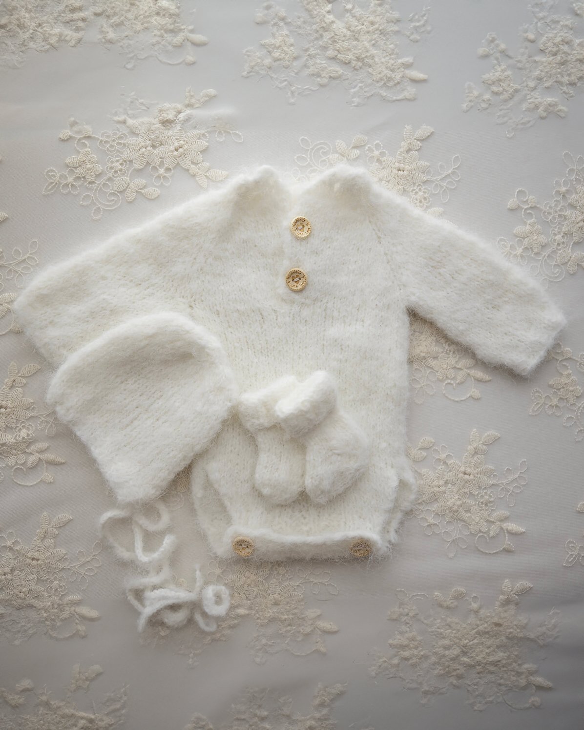 Sophie angora 3 piece set