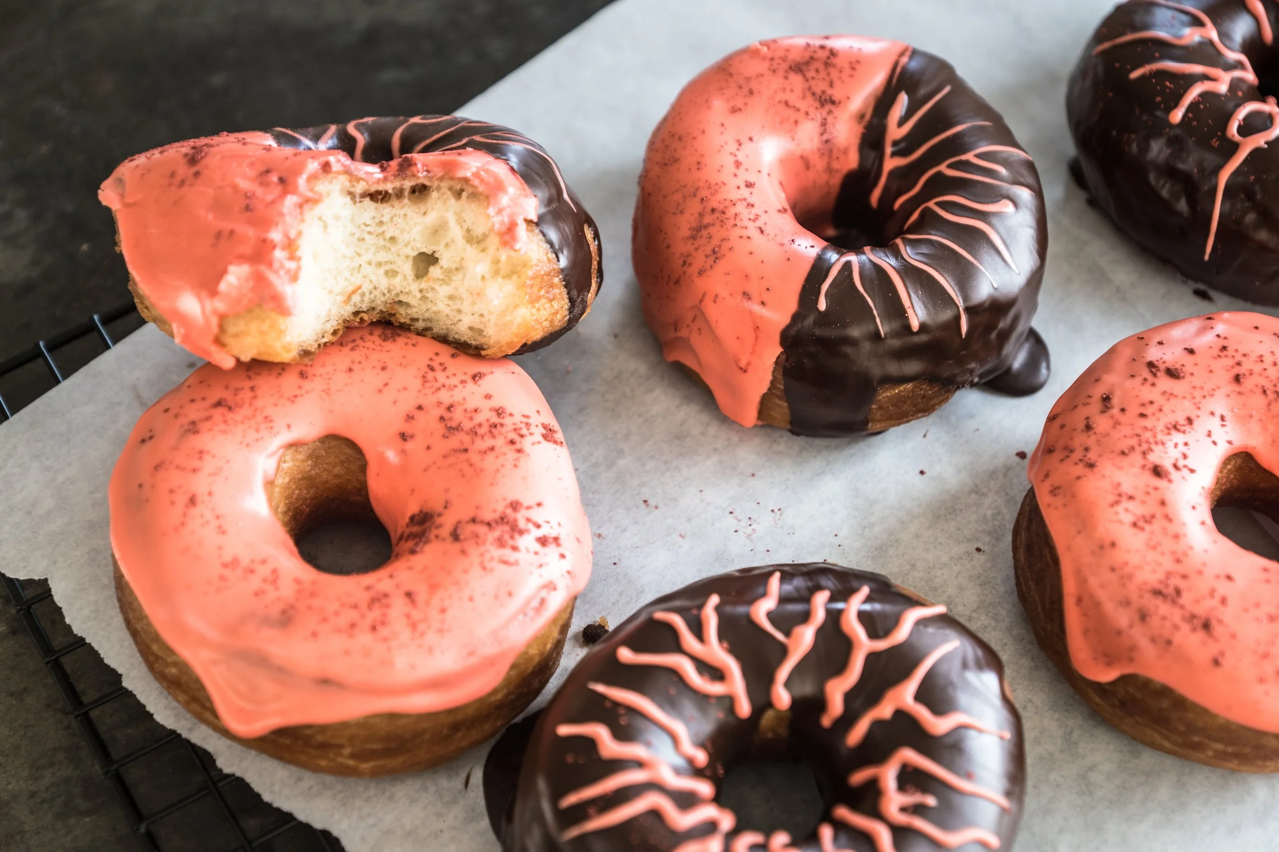 If You’re Having Stranger Things Withdrawal, try these Upside Down Donuts by Stina Spiegelberg