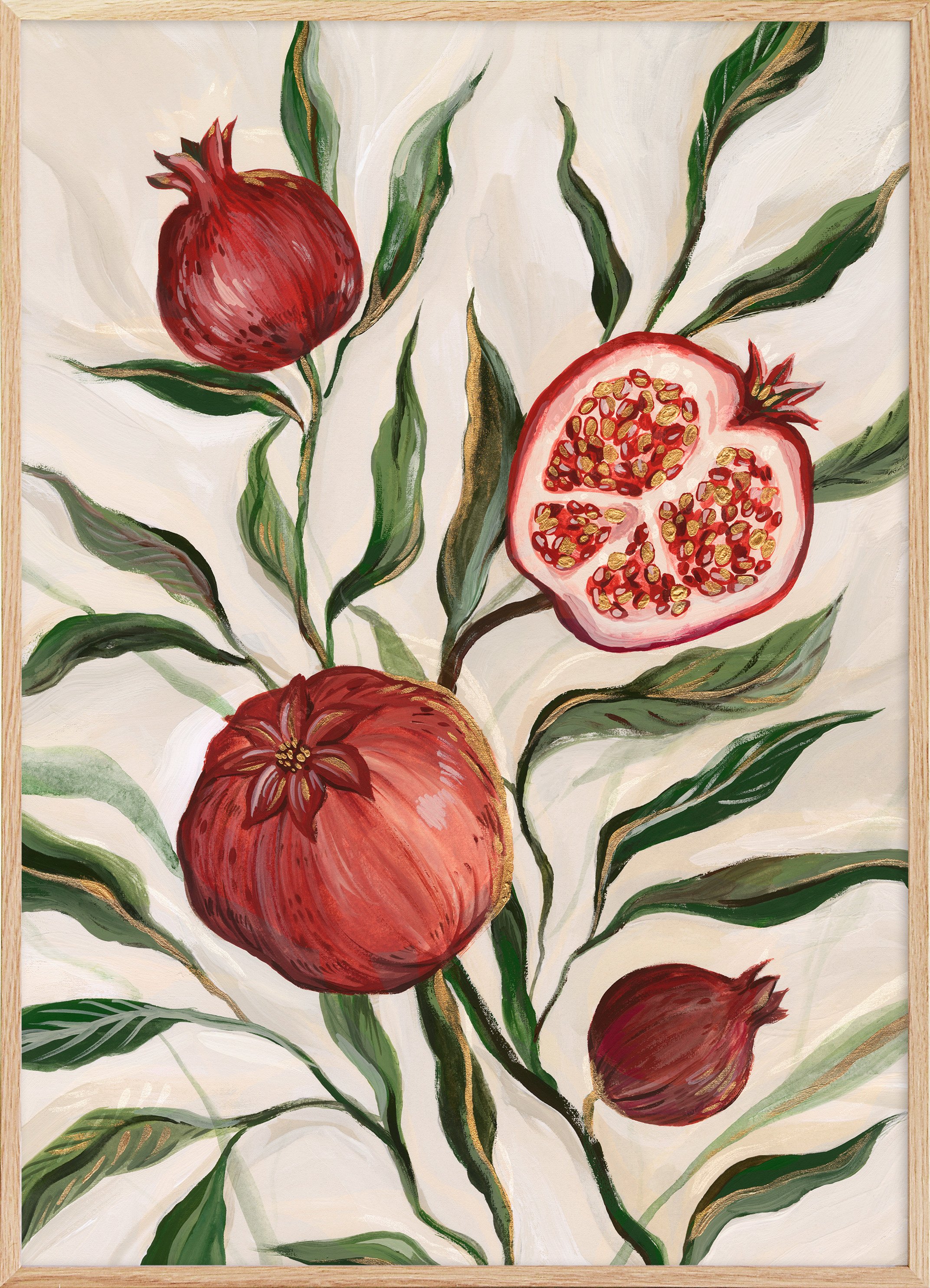 Desenio, Gilded Pomegranate Print, £6.95