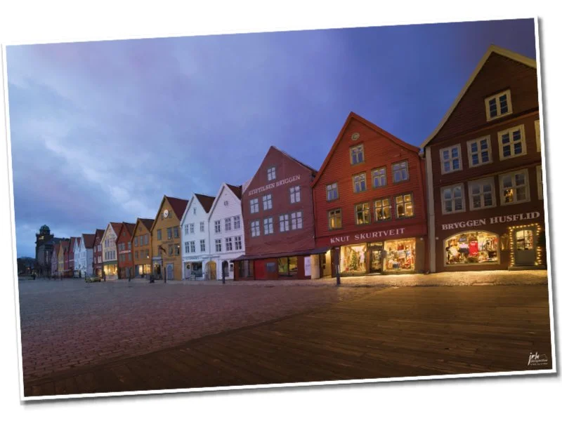 Timescape, Bryggen, sunset