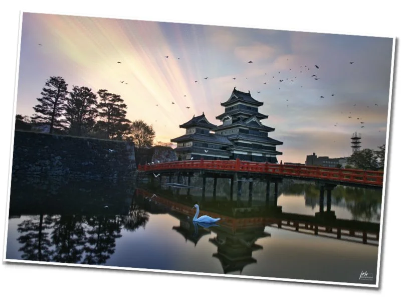 Timescape, Matsumoto Castle, sunrise