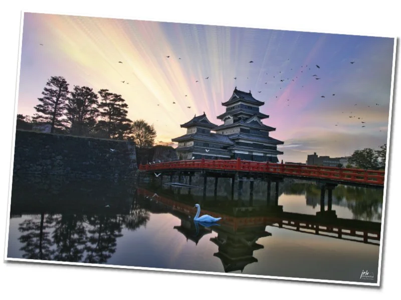 Timescape, Matsumoto Castle, sunrise