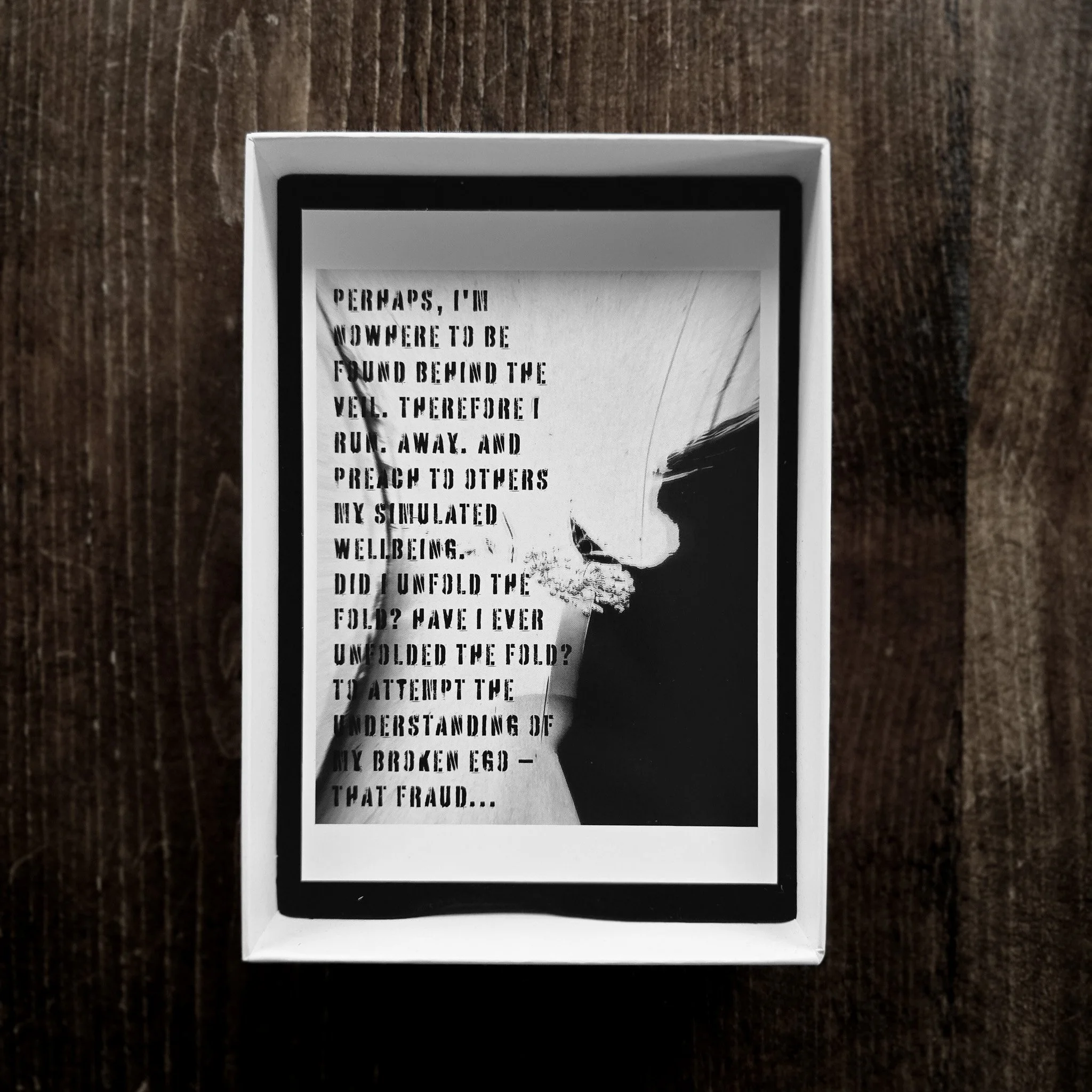 Behind The Veil A6 Poetry Print ©FTRLA Cindy Fournier.jpg