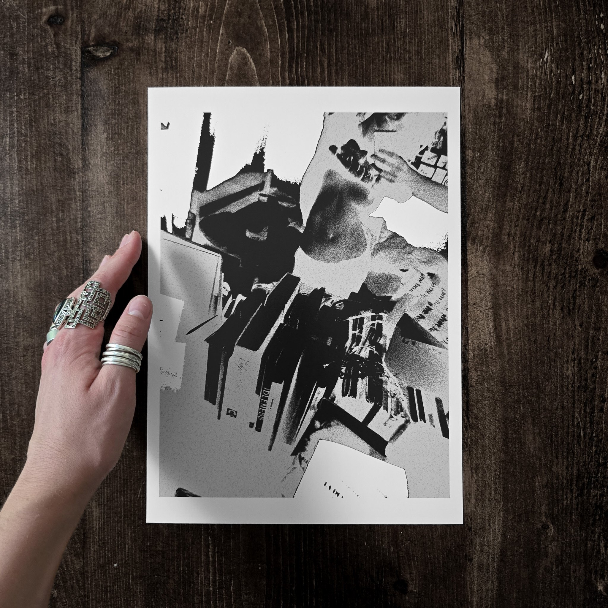 Black & White Venus – Original Print