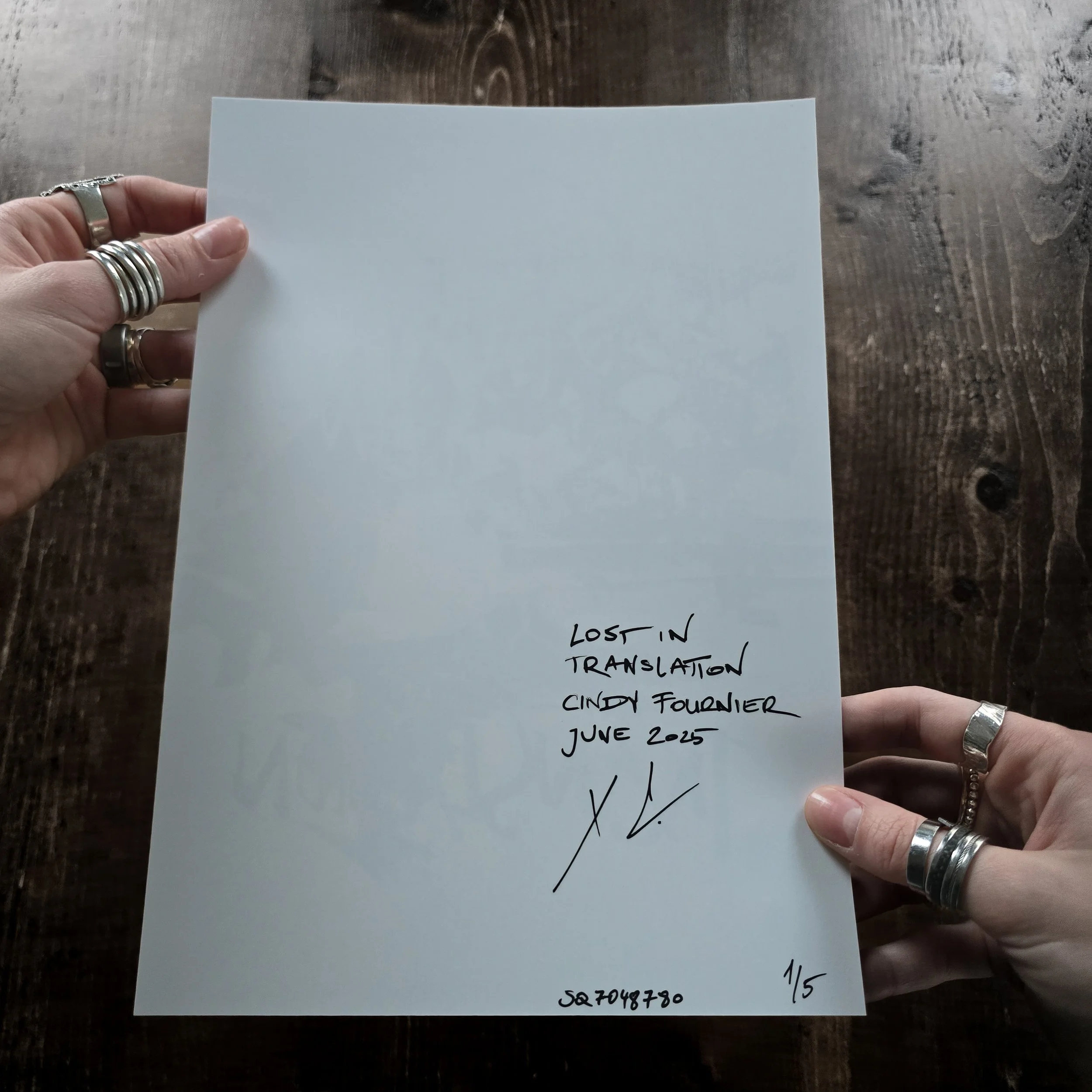 Lost In Translation ©Cindy Fournier Collage art A4 poster – June 2025 Verso.jpg