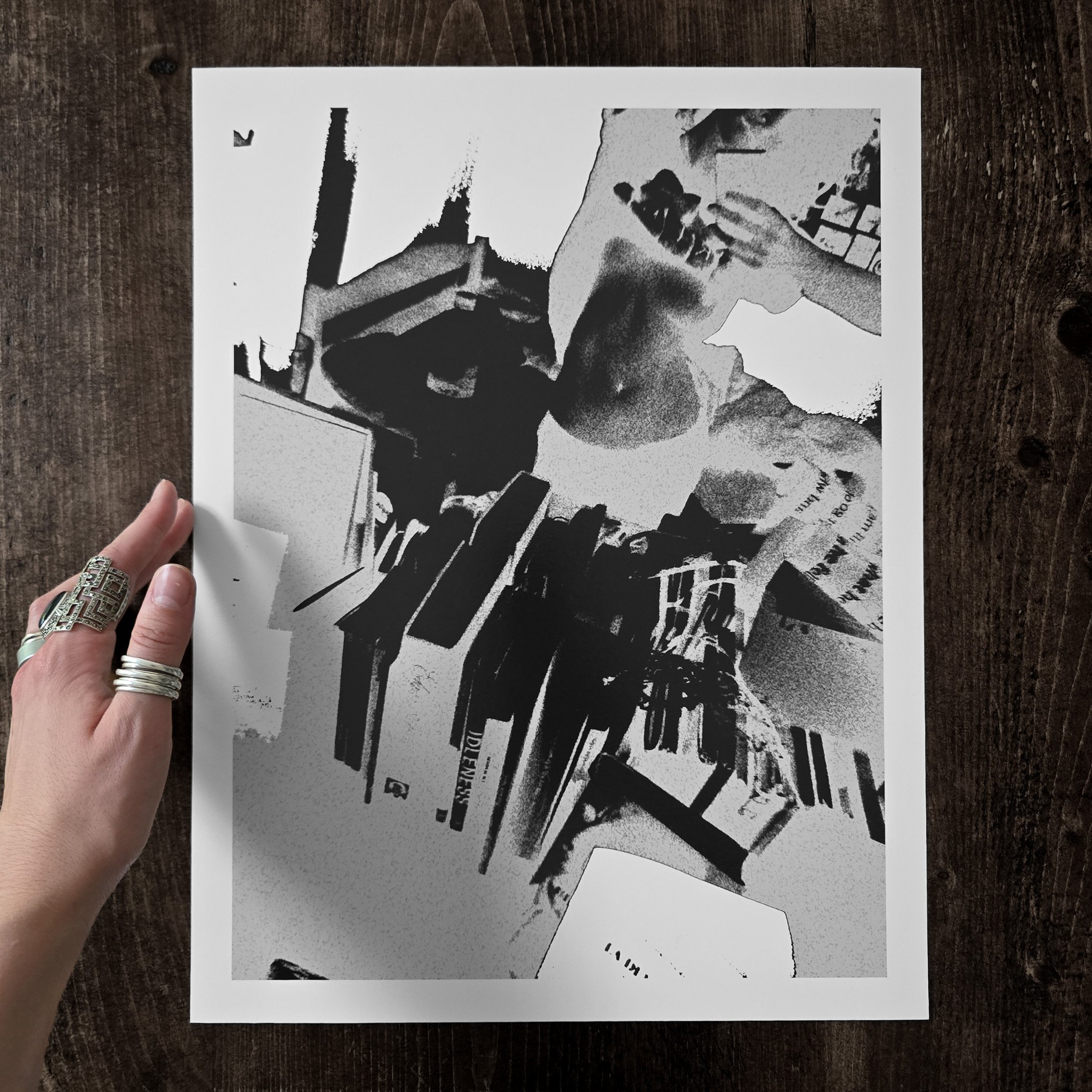 Black & White Venus – Original Print