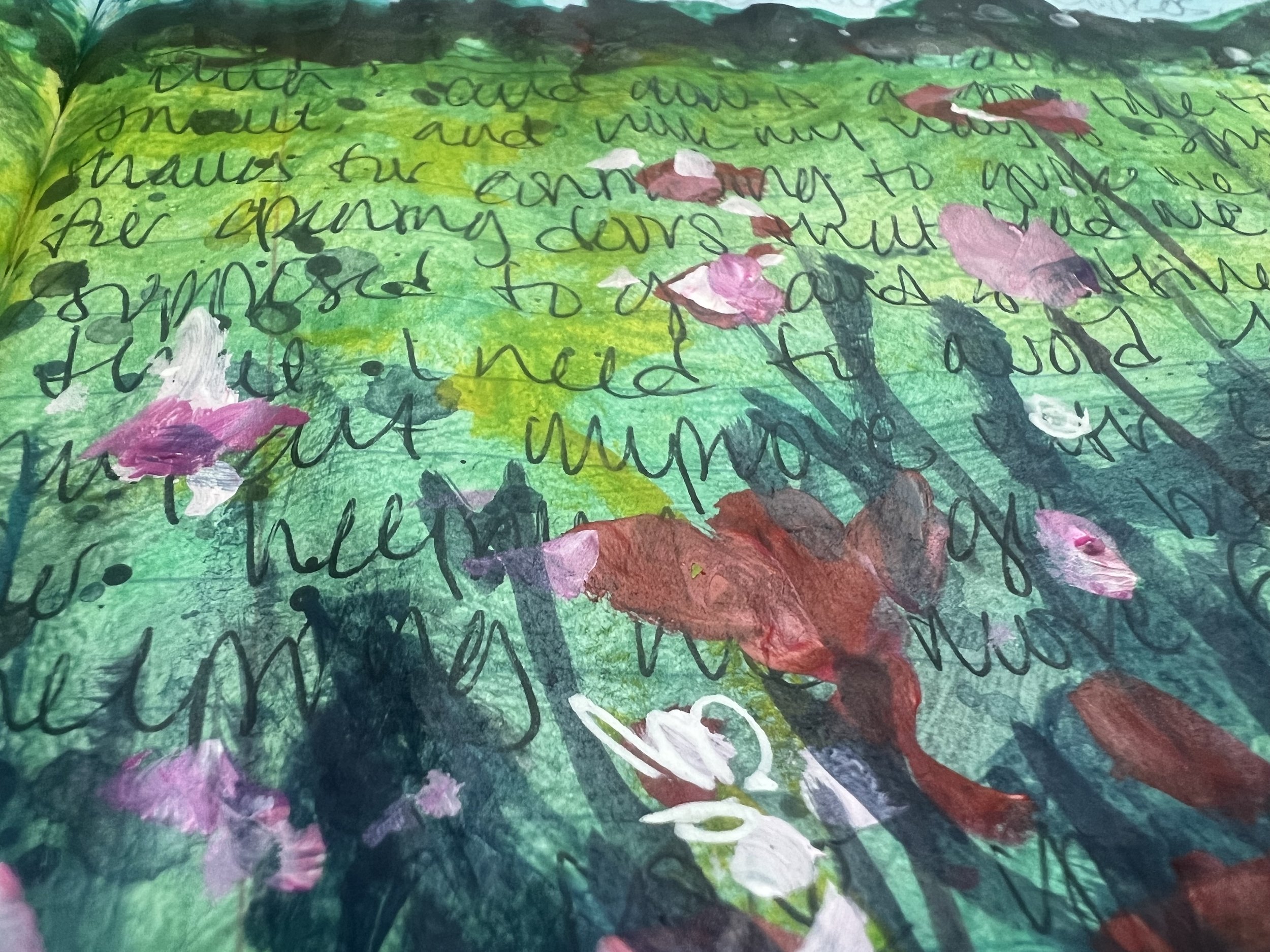 Studio Notes: A Field of Flowers