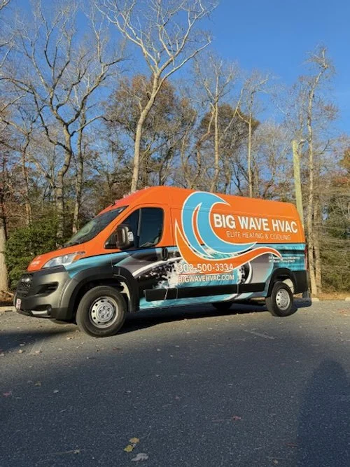 full commercial wrap for Big Wave HVAC