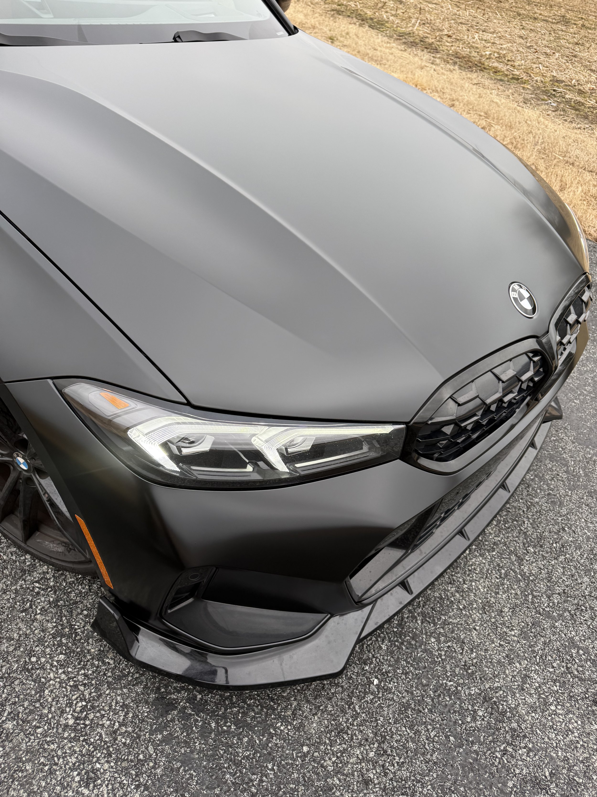 Satin Black Colored PPF