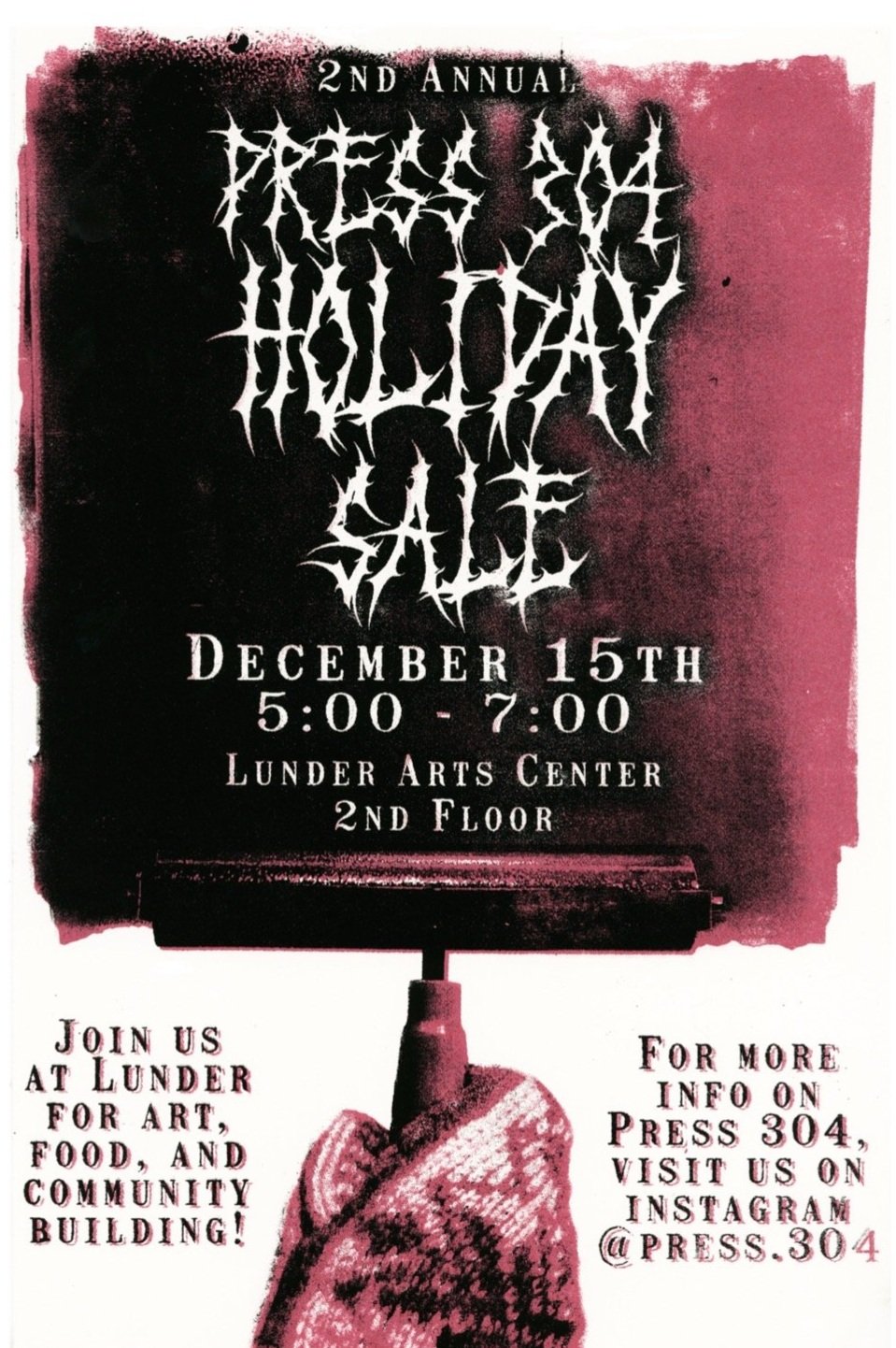 Press 304 Holiday Sale Poster