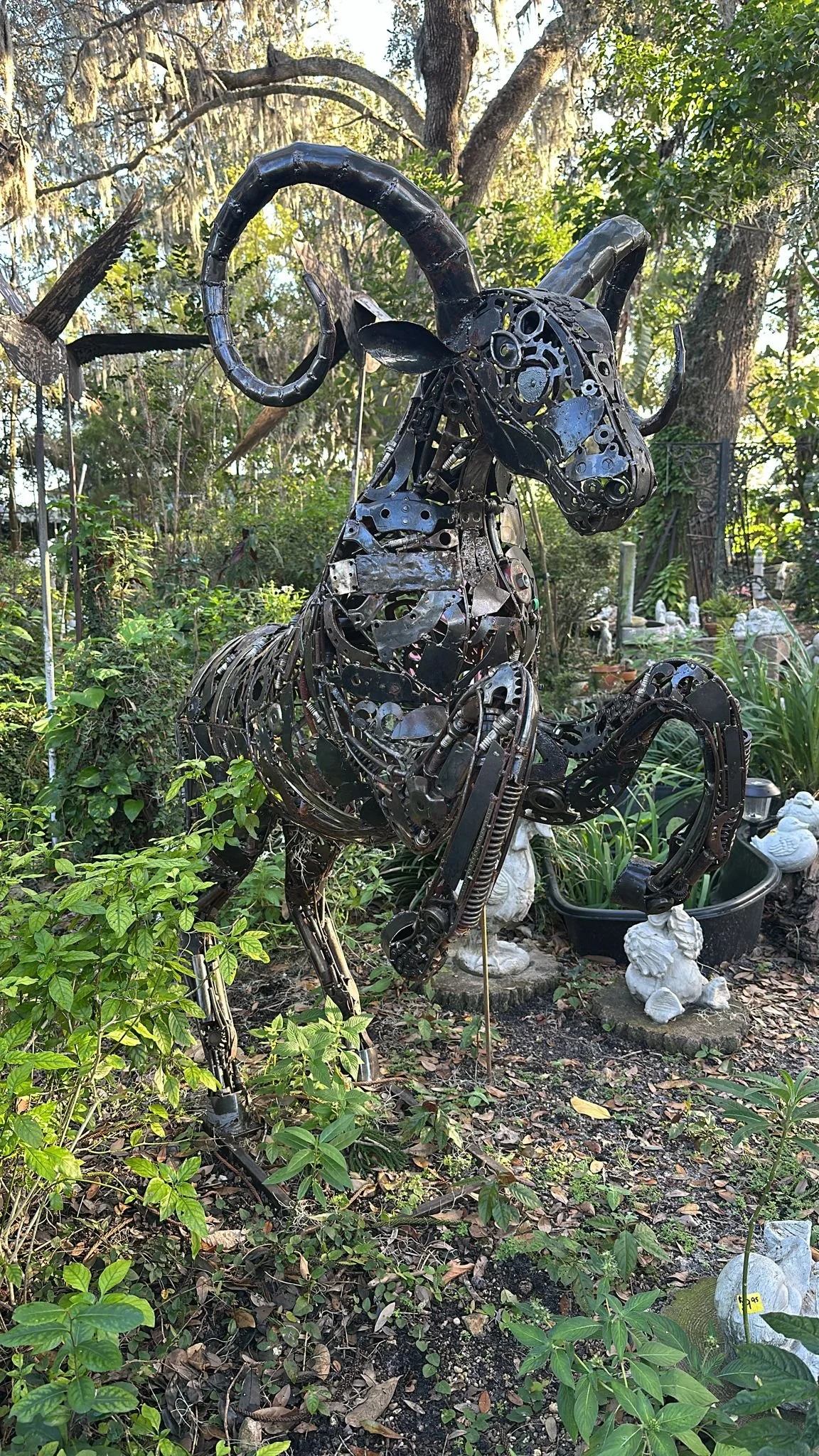 Sputnick the Ram - $2,450  |  64" (H) x 28" (W) x 52" (D)  |  Enjoys head-to-head chess matches