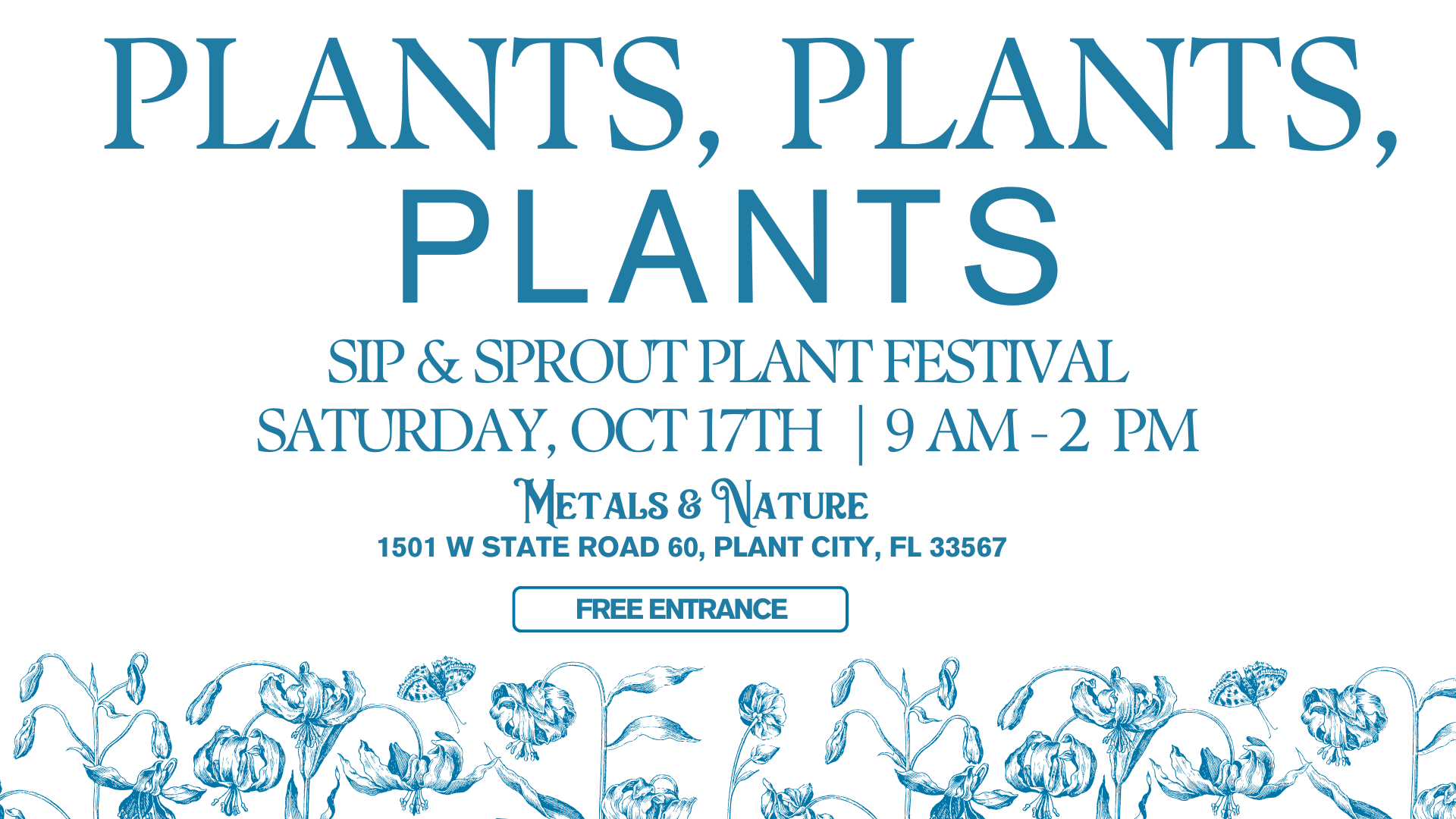 Fall Sip & Sprout Plant Festival