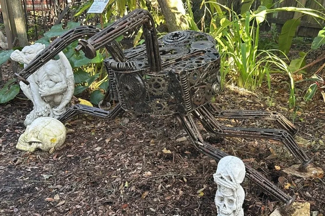 Daisy the Hexaspin - $2,450 |  30" (H) X 66" (W) x 50" (D)  | Enjoys freshly picked flowers