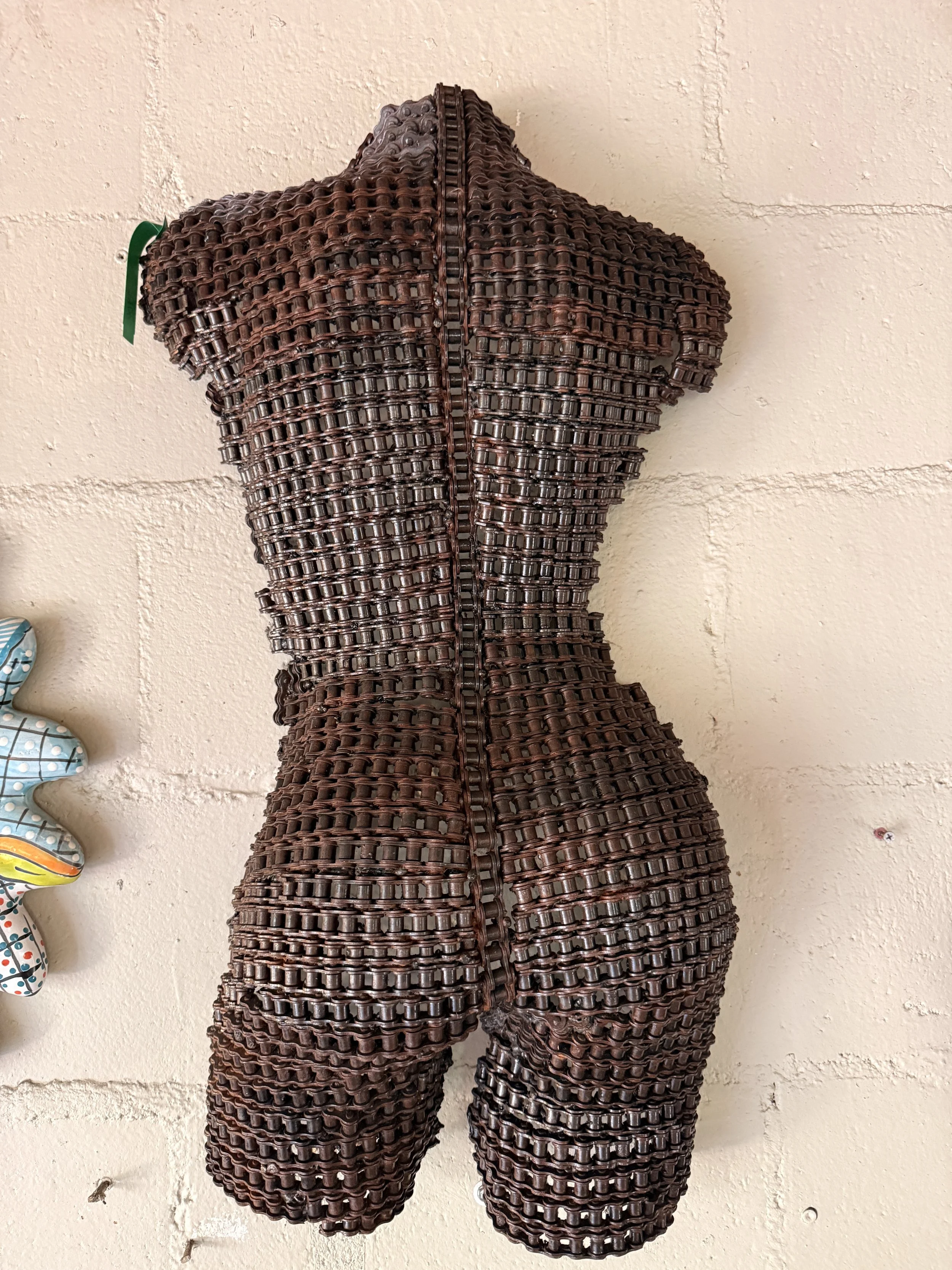 Torso Wall Decor - $400  |  29" (H) X 16" (W) x 6" (D)  |  Functional lamp sconce