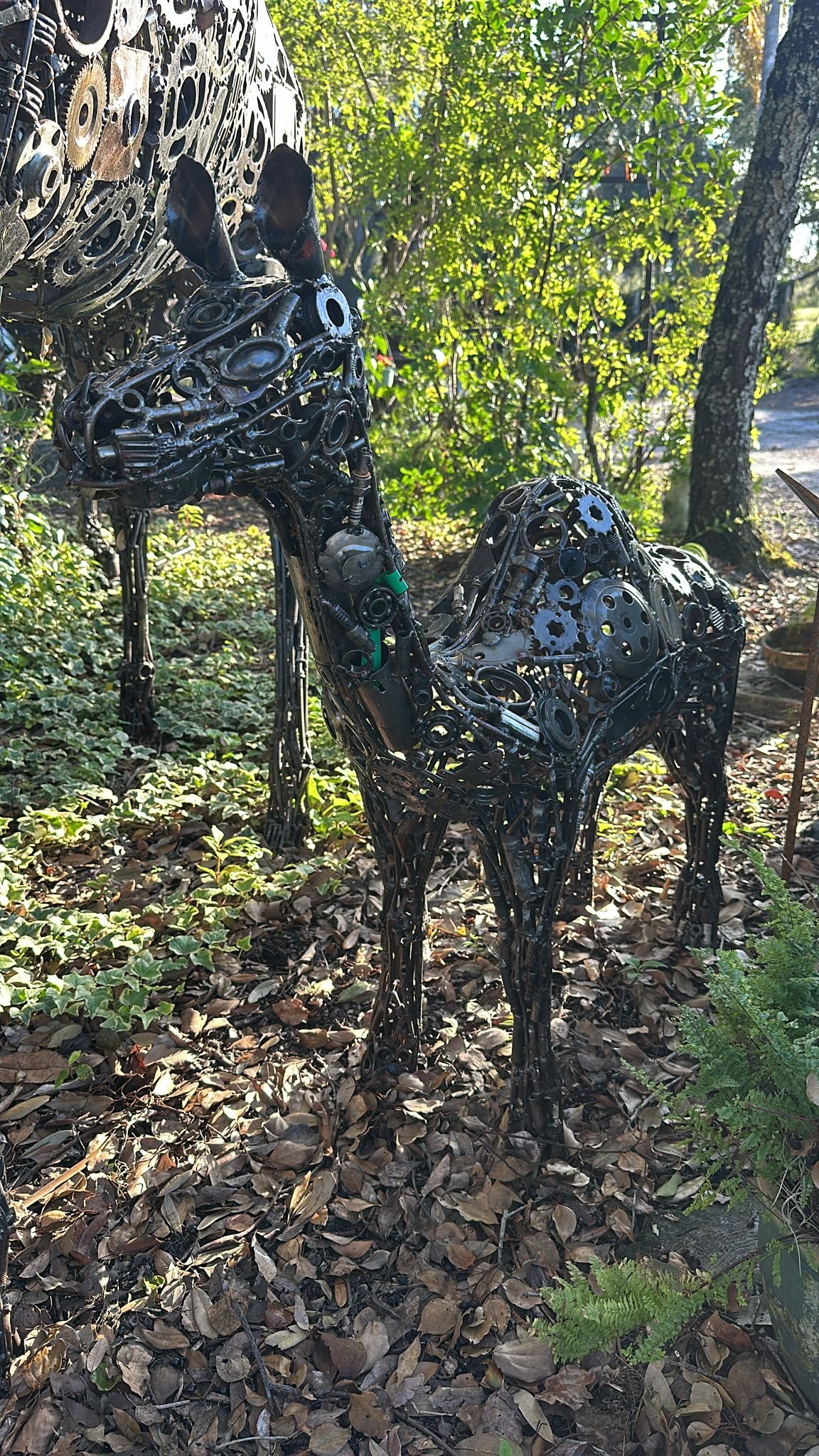 Light the Camel - $1,250  |  41" (H) X 12" (W) x 44" (D)  |  Enjoys chewing the cud