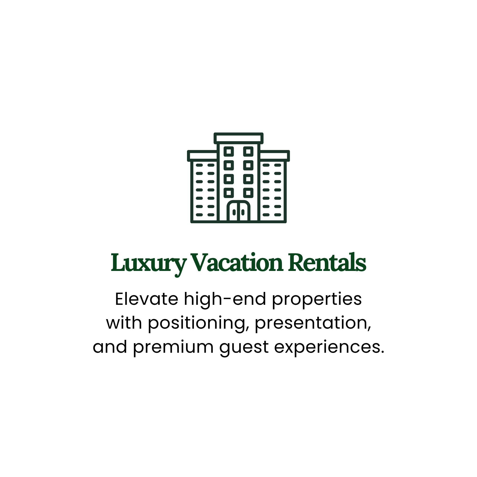 Luxury vacation rentals: elevate high-end properties through strategic positioning, presentation, and premium guest experiences.
