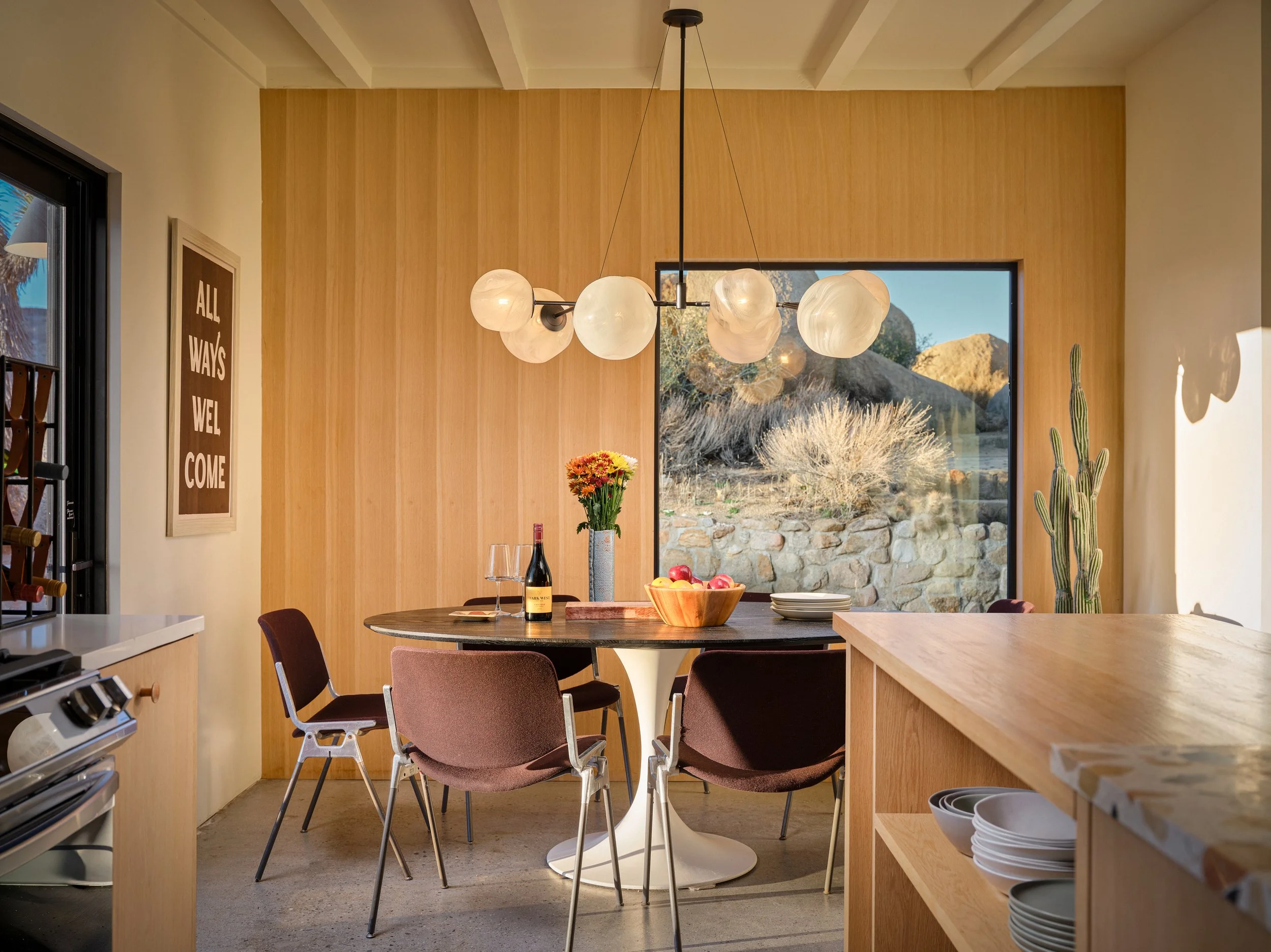Interior of Swim Rock House Airbnb highlighting guest experience and design