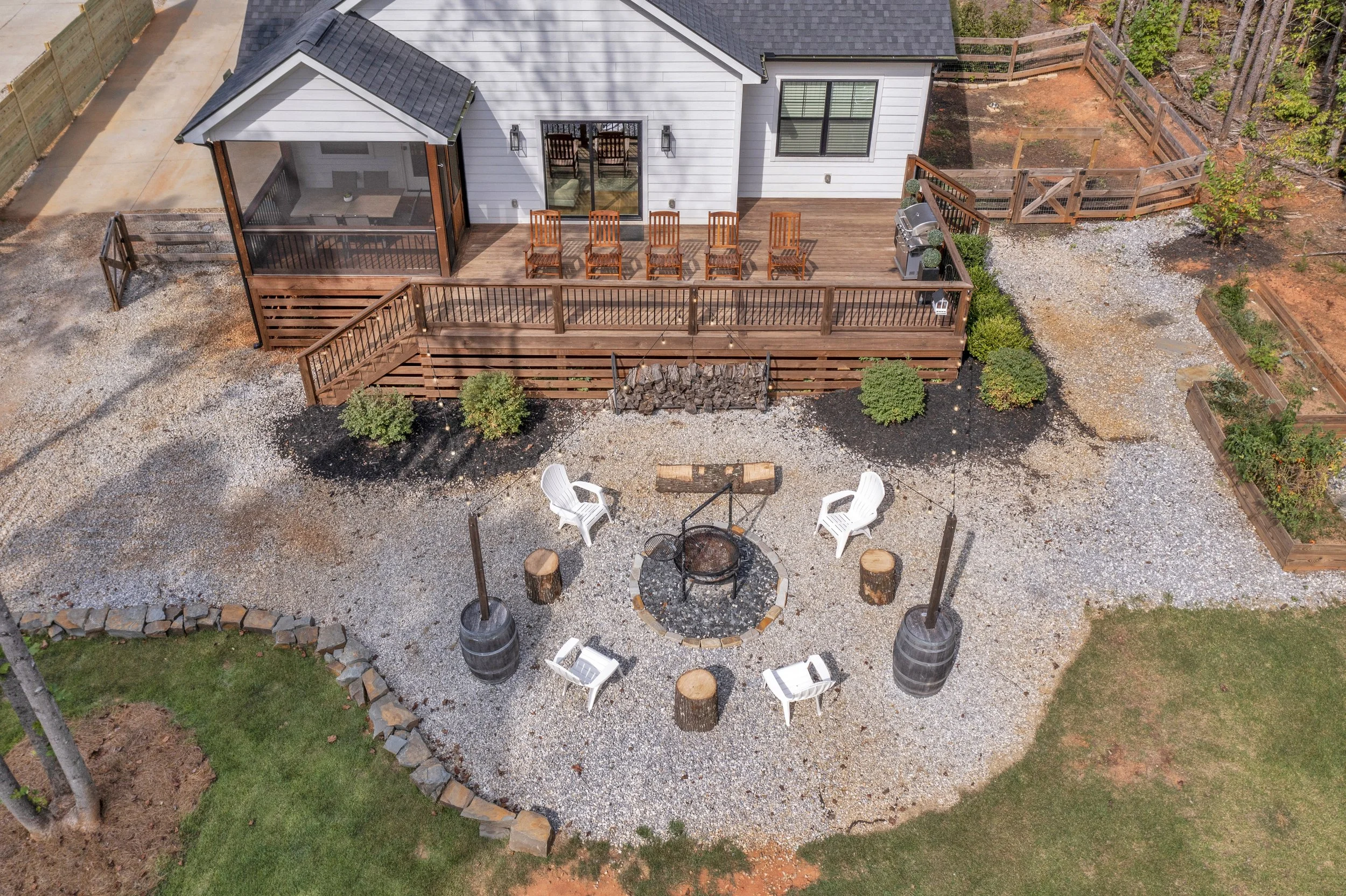 Emmys House Airbnb exterior in Greenville South Carolina