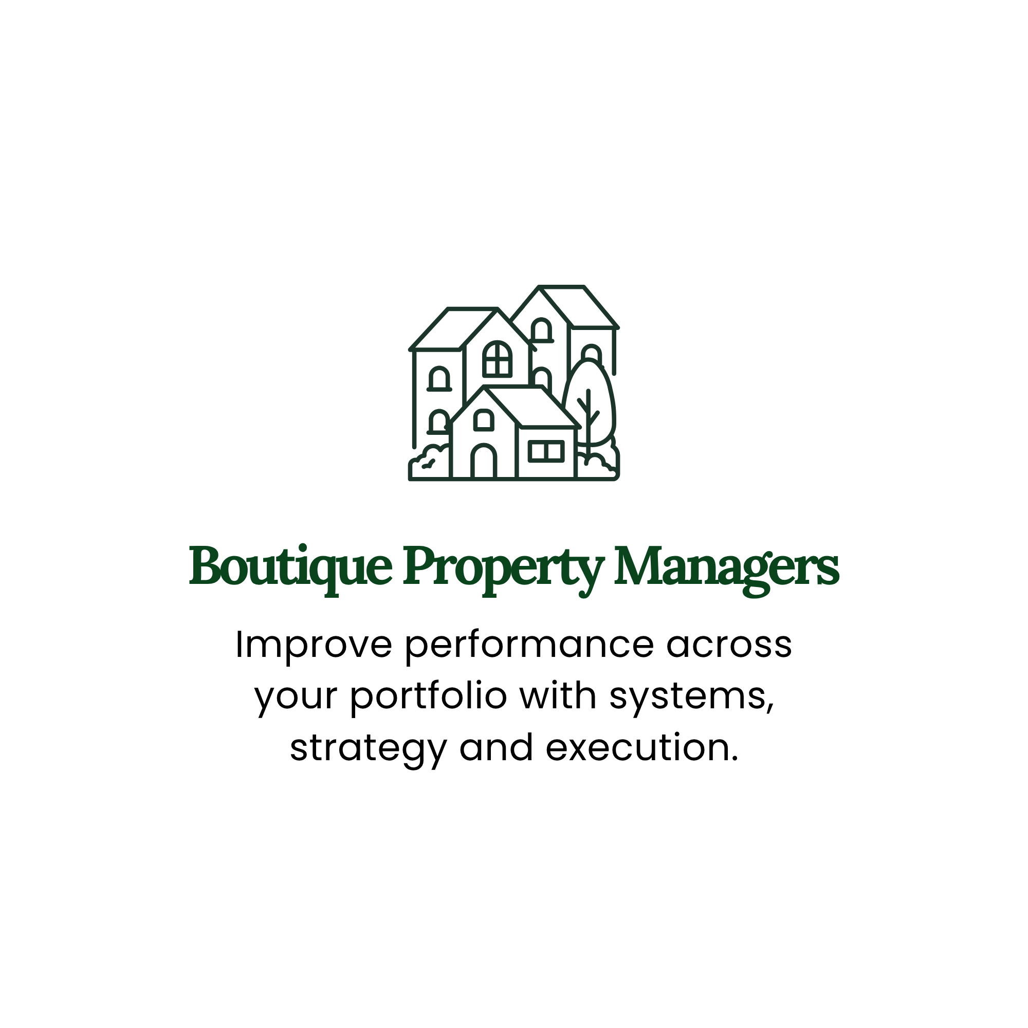 Boutique property managers: improve performance across a short-term rental portfolio through effective systems, strategy, and execution.