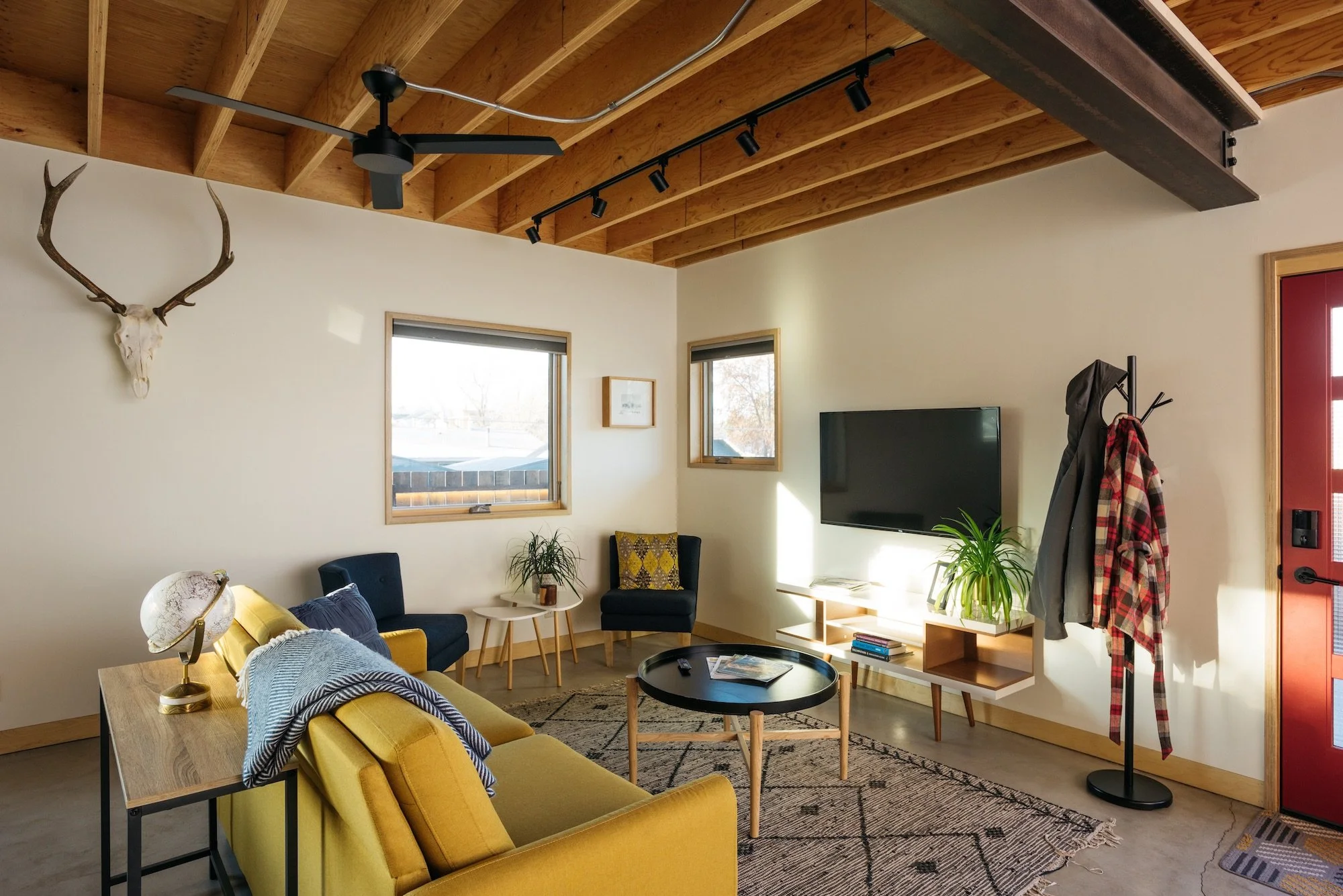 Bozeman Guesthouse Airbnb living space showing optimized portfolio property
