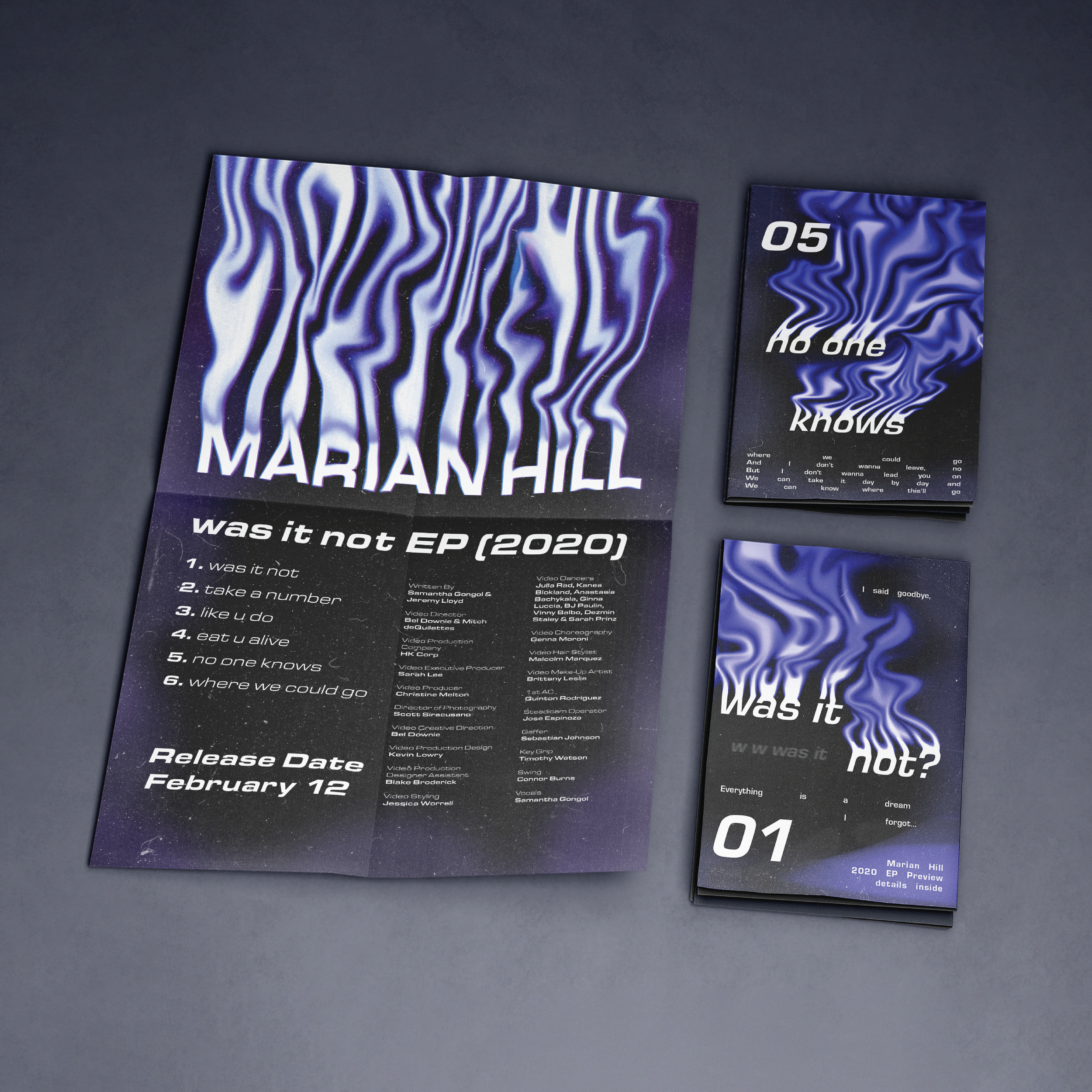 Typographic Folded Promotion