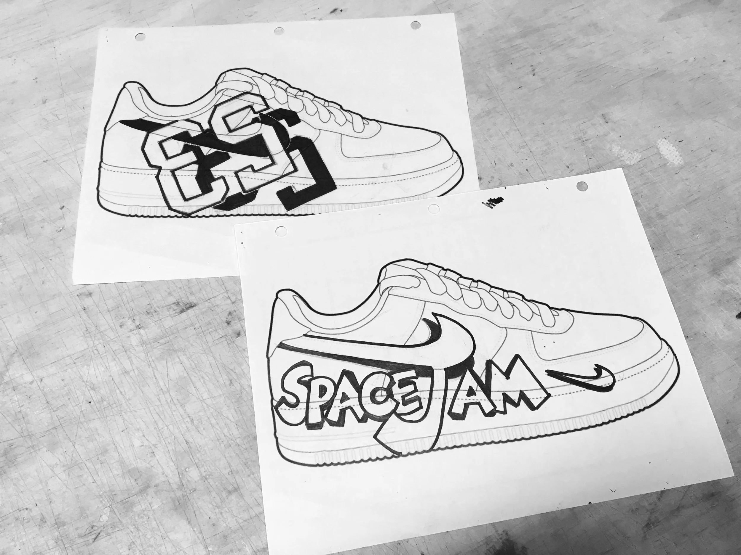 Space Jam AF1s