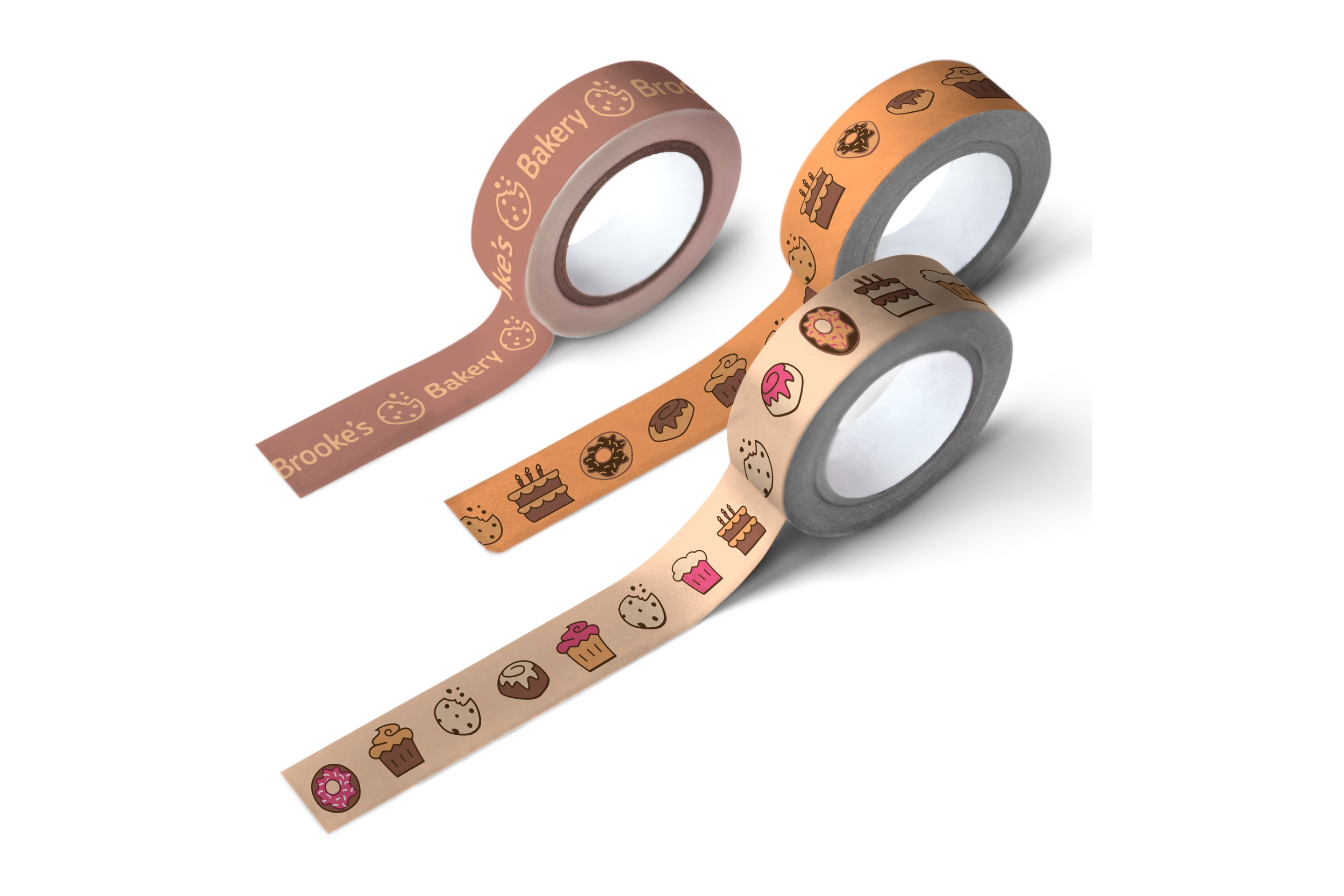 Custom washi tape to close envelopes or paper packaging.