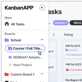 KanbanAPP Prototype
