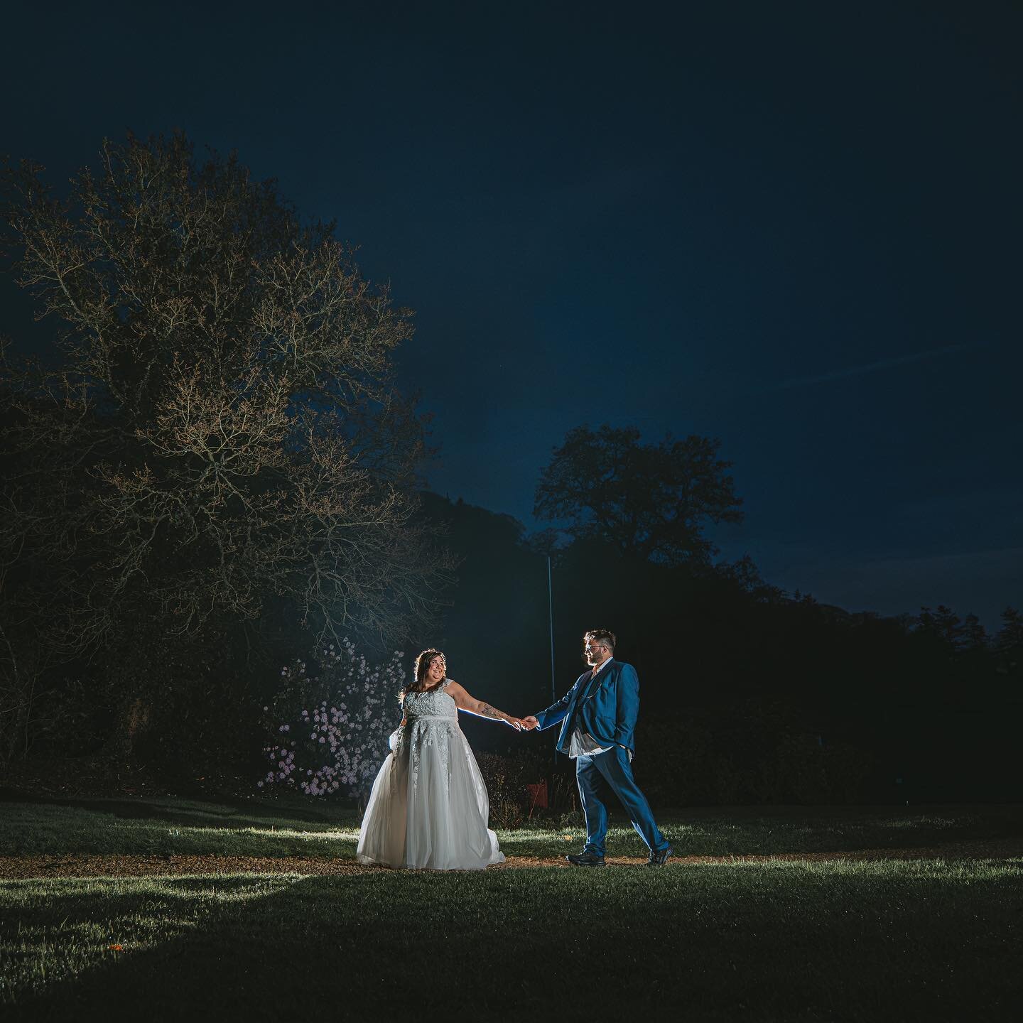 C&amp;C &bull; Little throwback to this awesome couple! Night scenes are just the icing on the cake when it comes to your wedding photos.