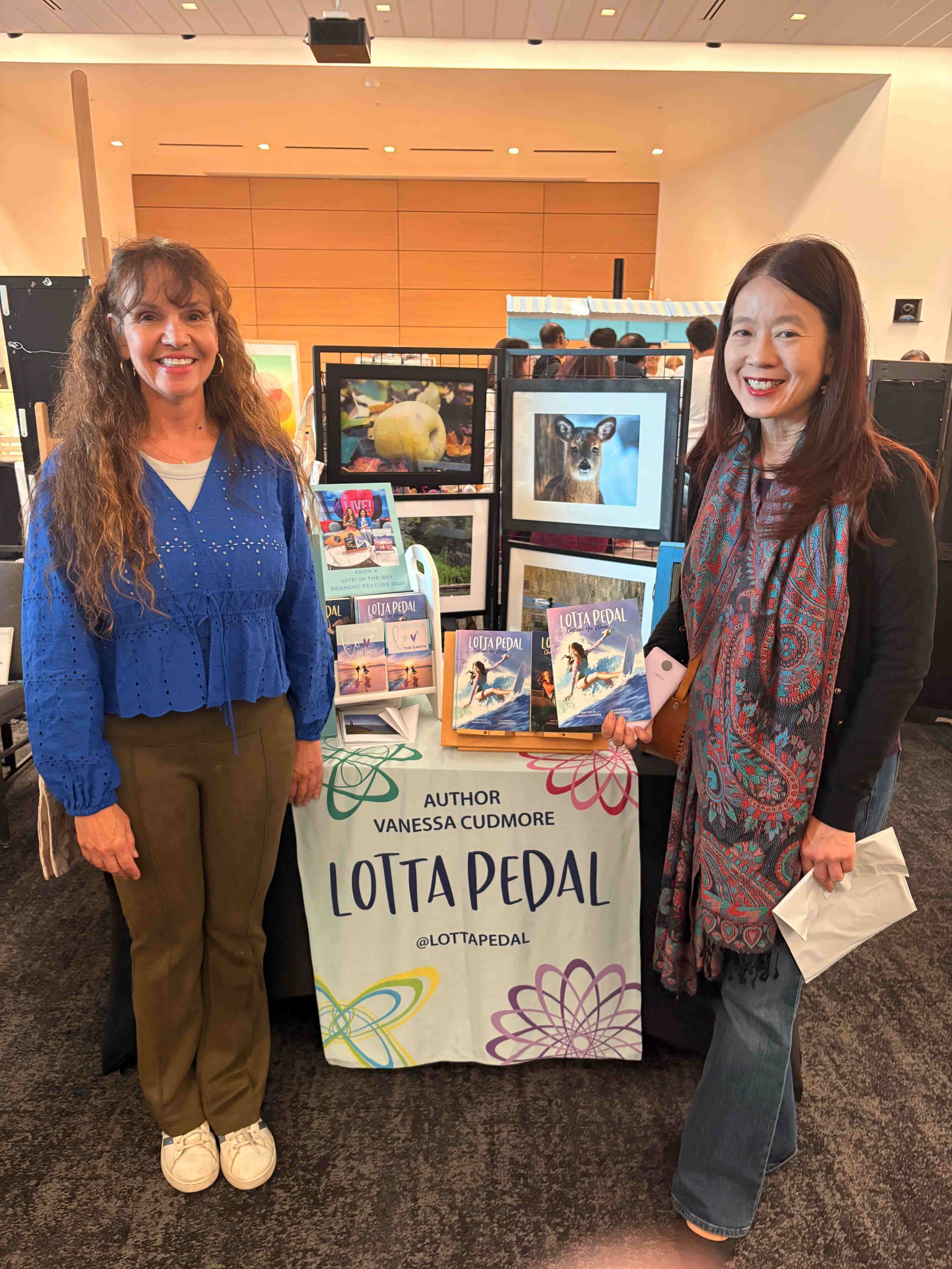 Author Vanessa Cudmore with former Fremont Mayor Liiy Mei