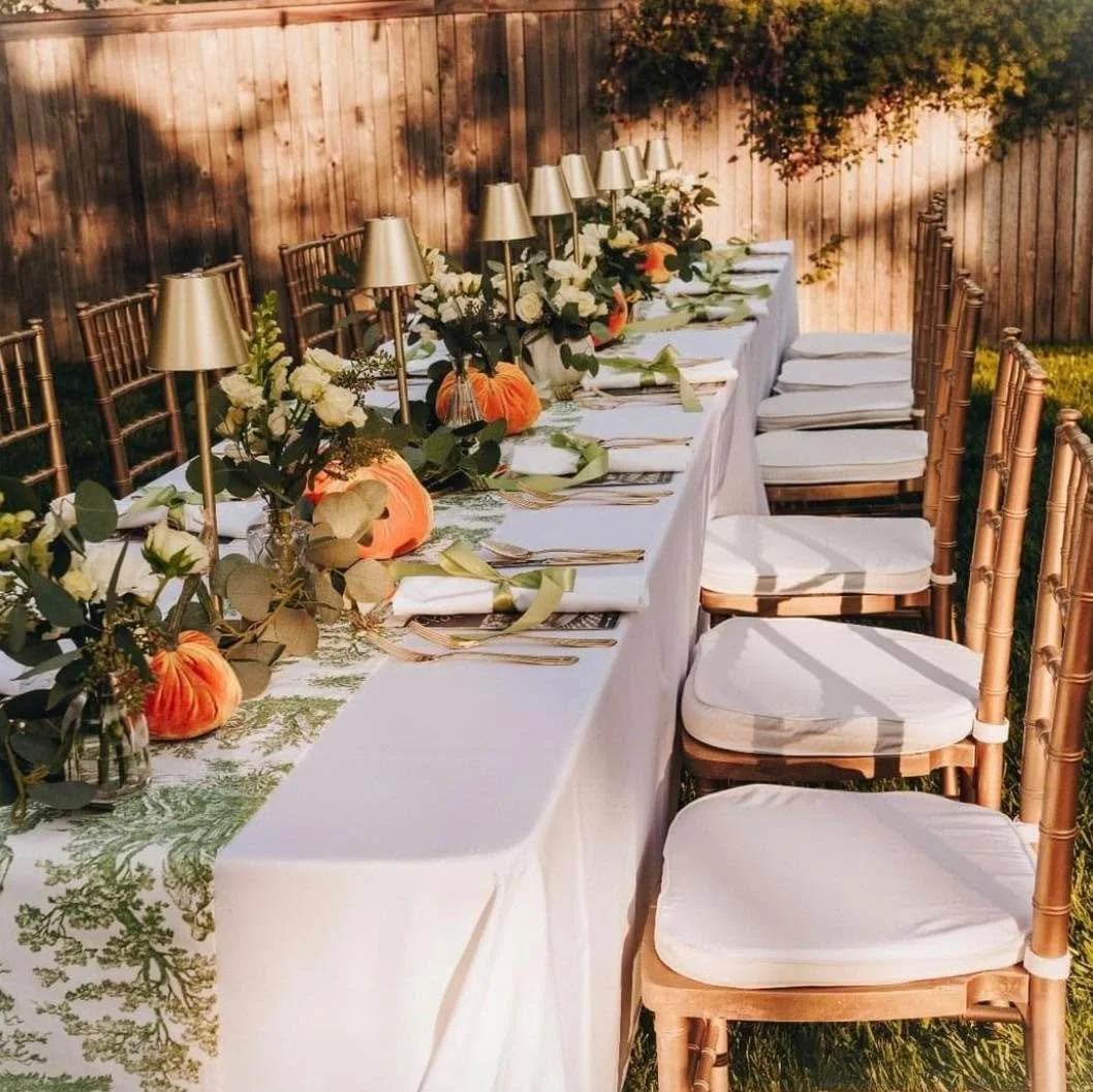 These cooler temps have us dreaming of this elegant autumnal garden moment 🍂✨

Designed for conversation, connection, and a touch of whimsy, this intimate garden dinner party checks all the boxes.

📸: @miranda.due.photography 

📍Tulsa, Oklahoma | 