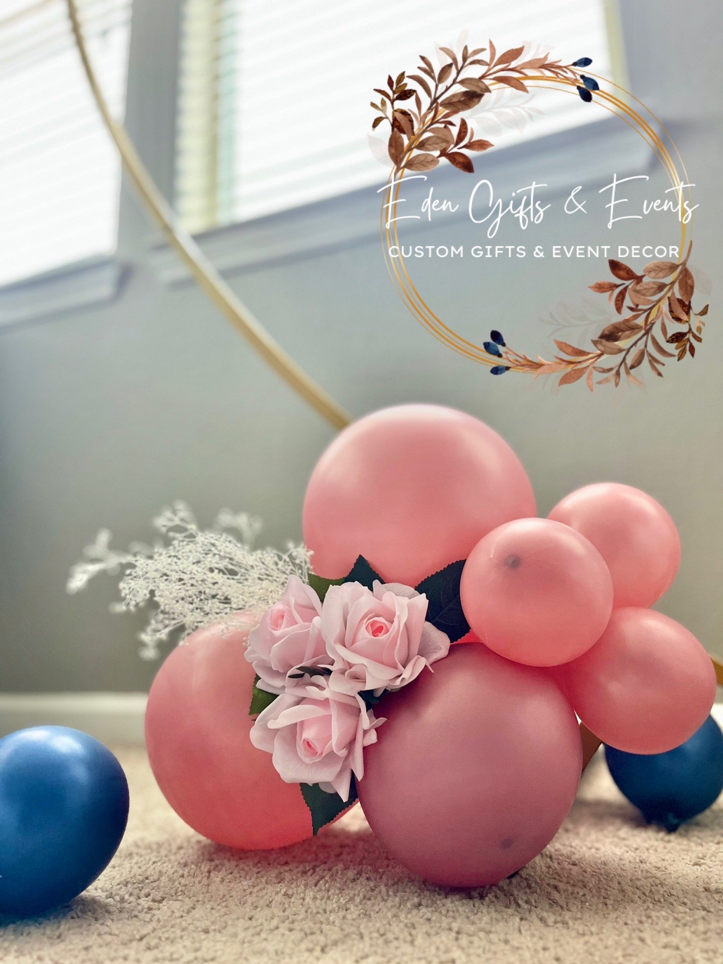 Eden Gifts & Events is THE destination for next level custom gift and event styling experiences in Jacksonville, FL with custom gifts, event backdrops, and balloon garland, arches, columns, and marquees available for local delivery and free pick-up o