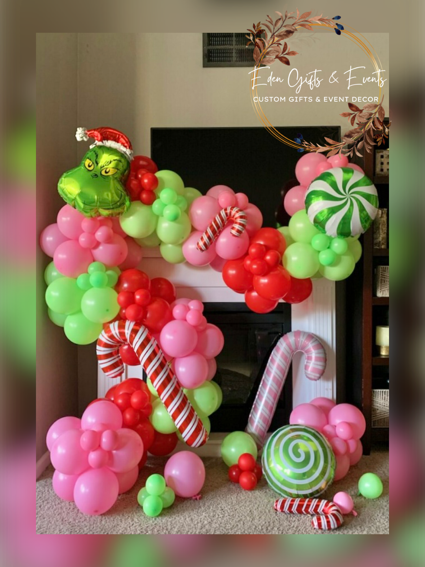 Eden Gifts & Events is THE destination for next level custom gift and event styling experiences in Jacksonville, FL with custom gifts, event backdrops, and balloon garland, arches, columns, and marquees available for local delivery and free pick-up o