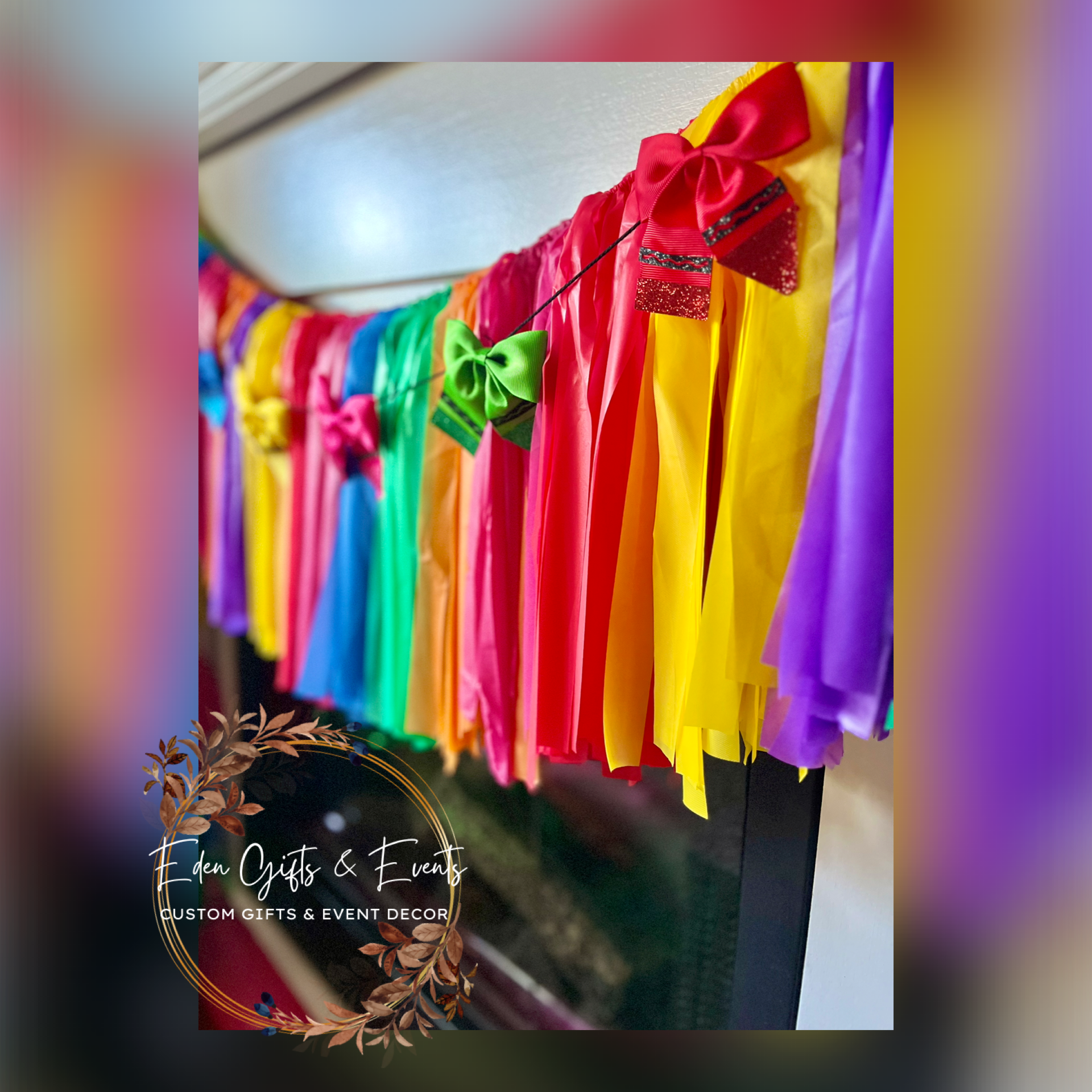 Eden Gifts & Events is THE destination for next level custom gift and event styling experiences in Jacksonville, FL with custom gifts, event backdrops, and balloon garland, arches, columns, and marquees available for local delivery and free pick-up o