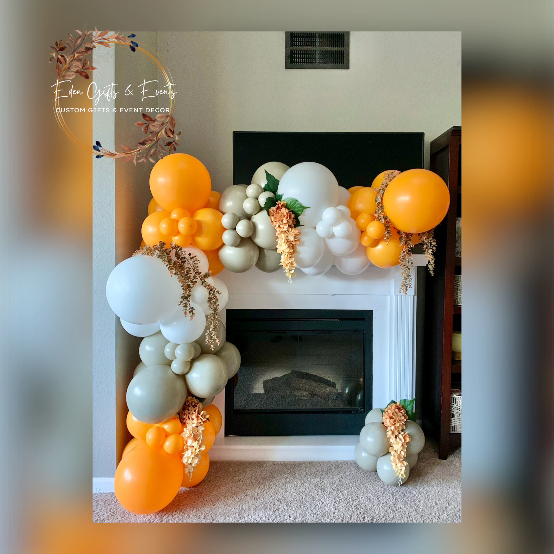 Eden Gifts & Events is THE destination for next level custom gift and event styling experiences in Jacksonville, FL with custom gifts, event backdrops, and balloon garland, arches, columns, and marquees available for local delivery and free pick-up o