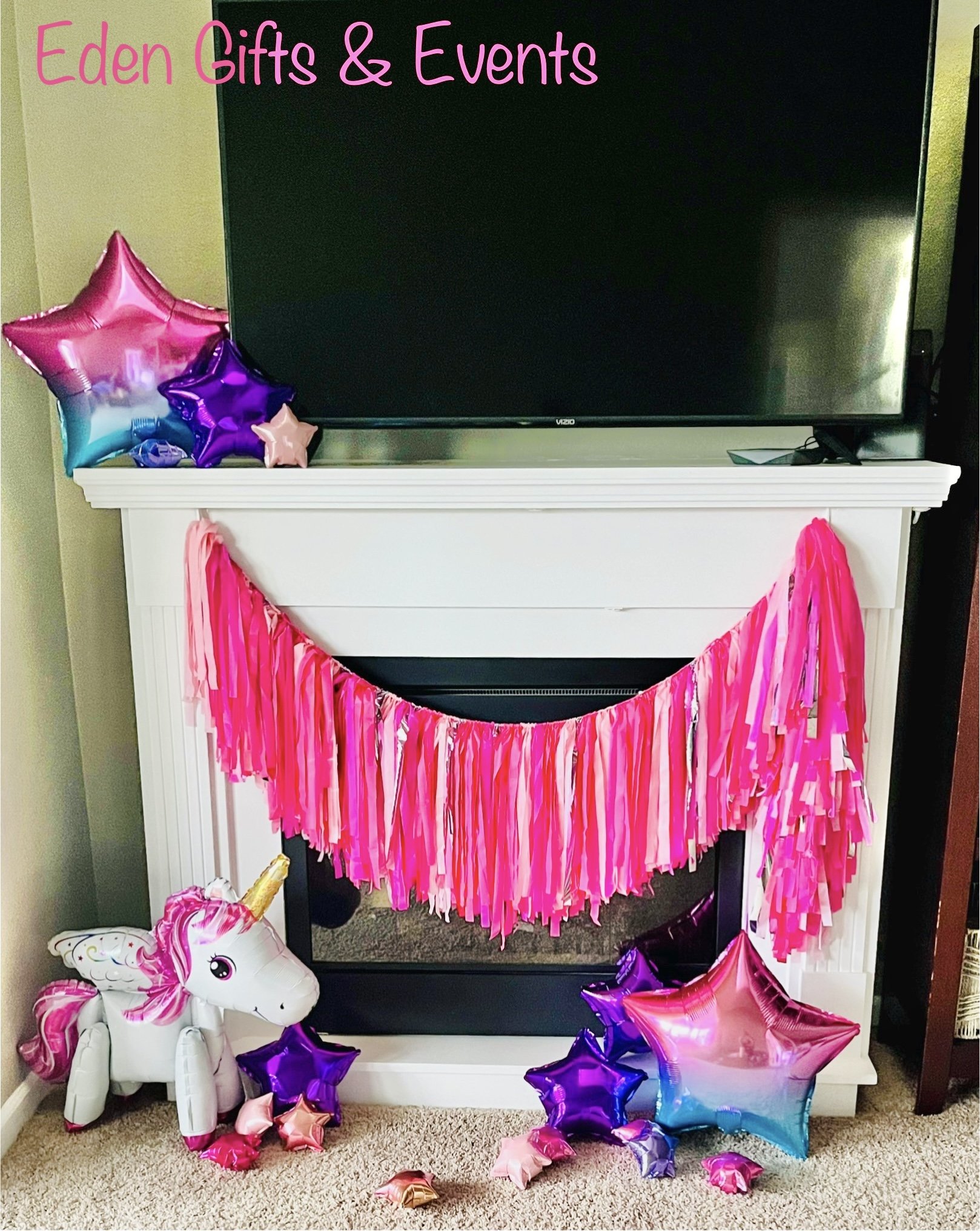 Reusable custom fringe garland party decorations in Jacksonville, FL