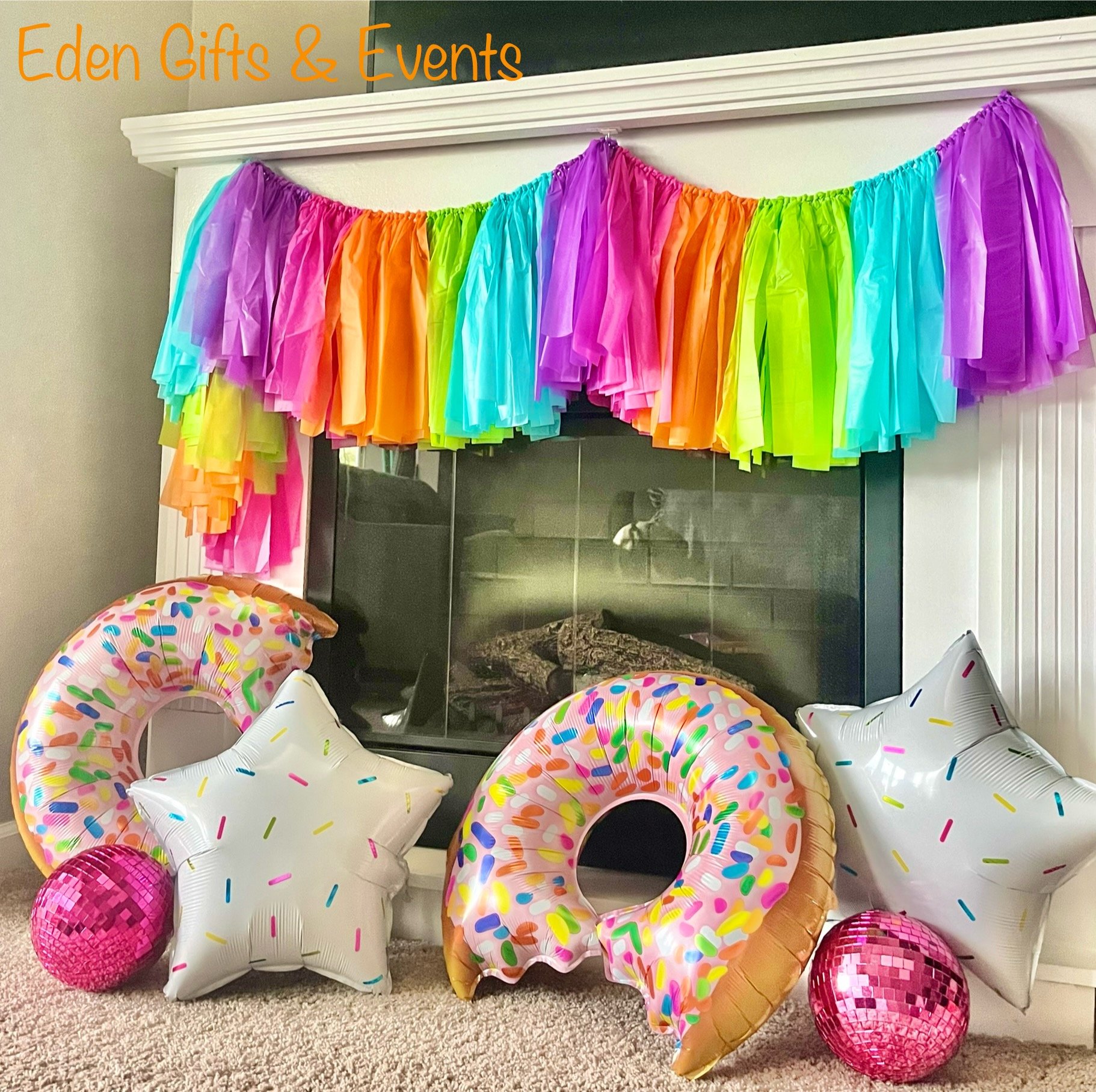 Reusable custom fringe garland party decorations in Jacksonville, FL