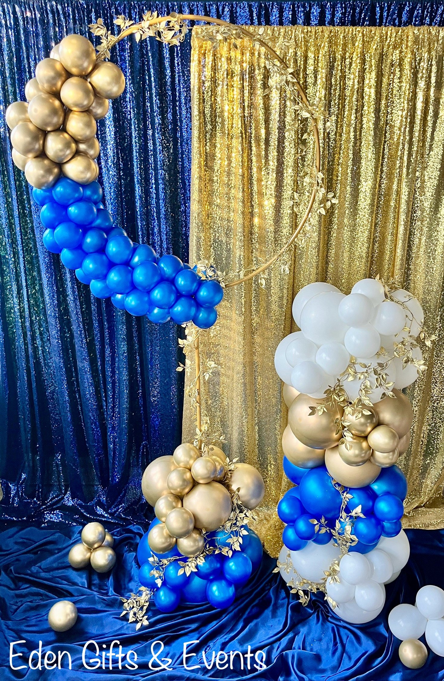 Eden Gifts & Events is THE destination for next level custom gift and event styling experiences in Jacksonville, FL with custom gifts, event backdrops, and balloon garland, arches, columns, and marquees available for local delivery and free pick-up o