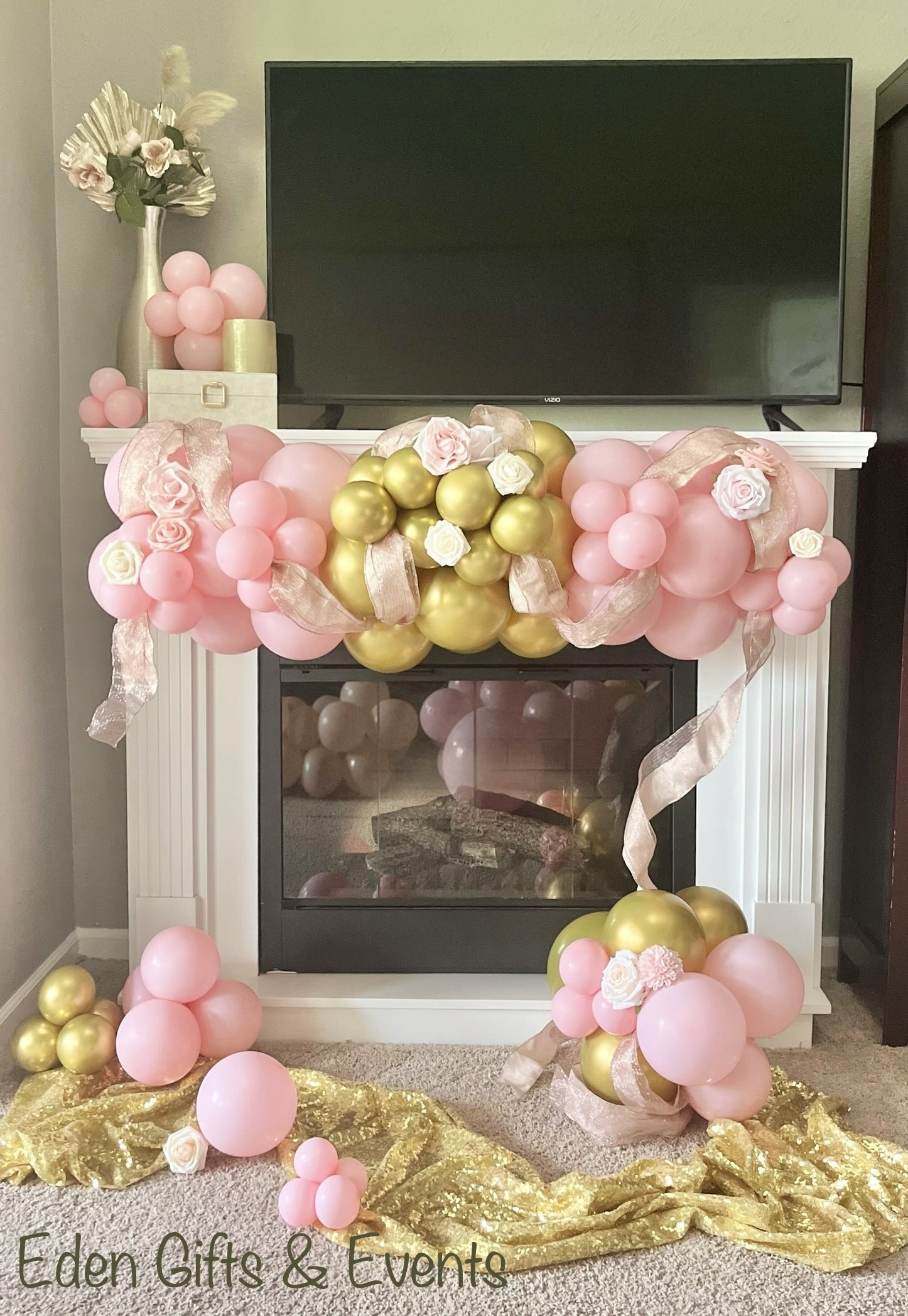 Eden Gifts & Events is THE destination for next level custom gift and event styling experiences in Jacksonville, FL with custom gifts, event backdrops, and balloon garland, arches, columns, and marquees available for local delivery and free pick-up o