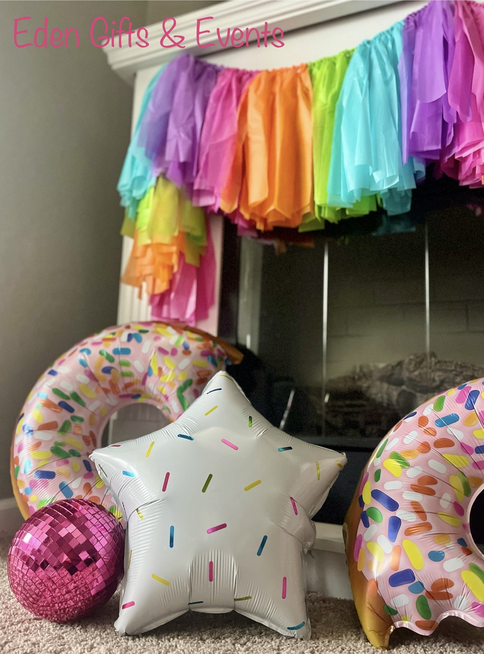 Reusable custom fringe garland party decorations in Jacksonville, FL