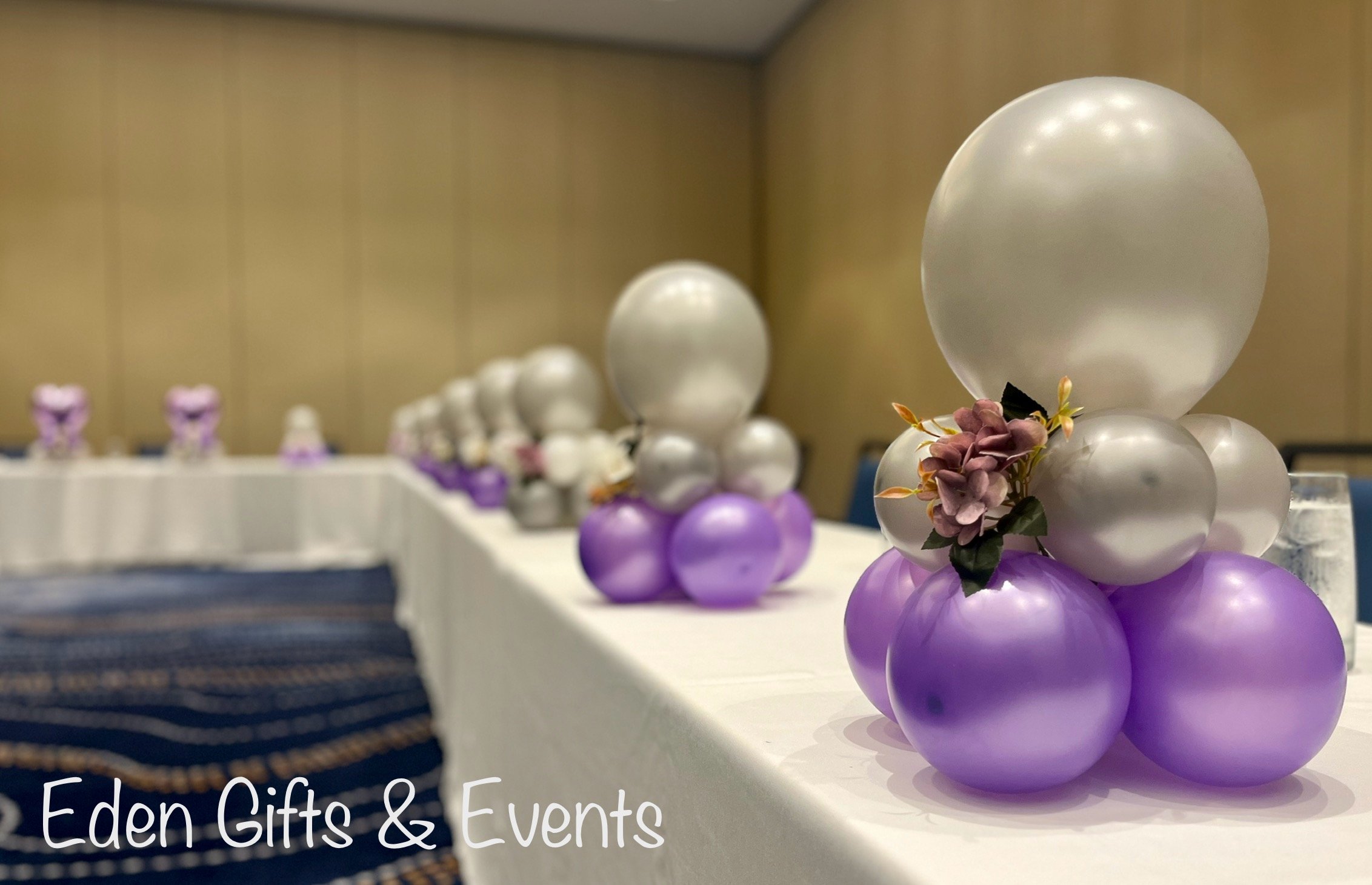 Eden Gifts & Events is your one stop shop for fringe garland and backdrops, balloon garland, columns, and marquees available for local delivery and pick-up.  Get your FREE quote NOW!