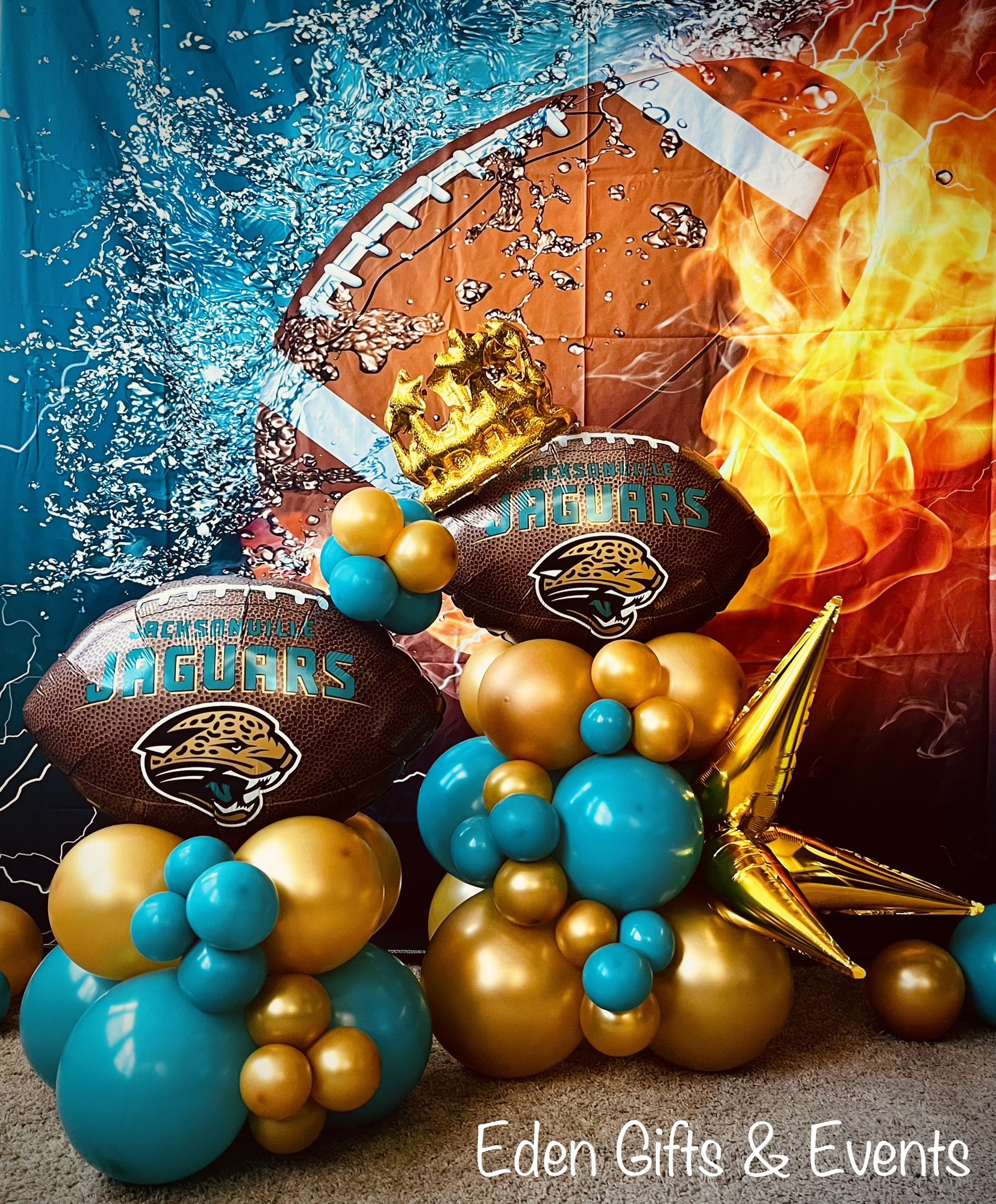 Eden Gifts & Events is THE destination for next level custom gift and event styling experiences in Jacksonville, FL with custom gifts, event backdrops, and balloon garland, arches, columns, and marquees available for local delivery and free pick-up o