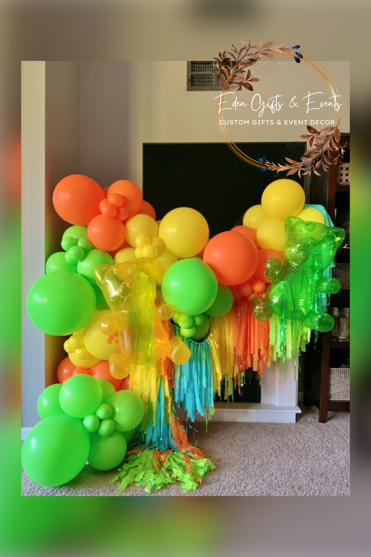 Eden Gifts & Events is Jacksonville’s go-to for custom gifts and unforgettable event styling. From one-of-a-kind gifts to show-stopping balloon installations—like garlands, arches, columns, and marquee displays—we bring your vision to life. We also o