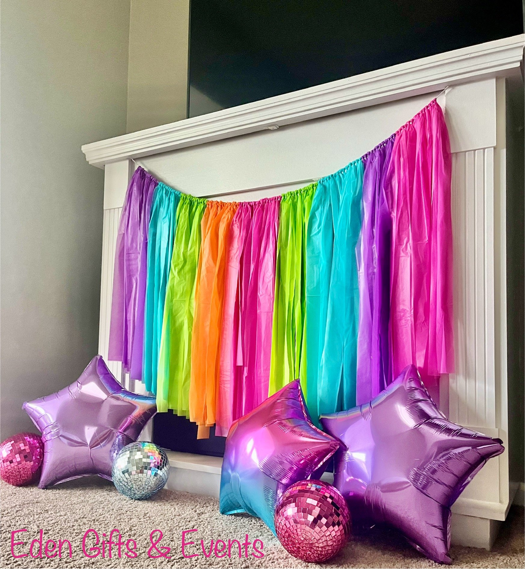 Customizable Deluxe Classic 24" Fringe Garland by Eden Gifts & Events