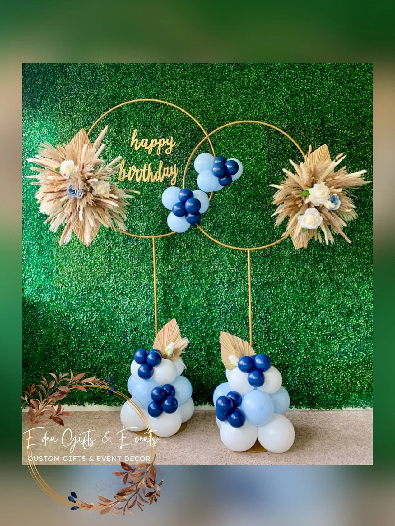 Eden Gifts & Events is your one stop shop for fringe garland and backdrops, balloon garland, columns, and marquees available for local delivery and FREE pick-up. Get your FREE quote NOW!