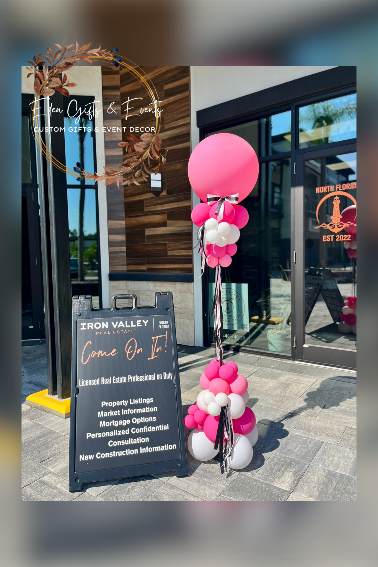 Eden Gifts & Events is your one stop shop for fringe garland and backdrops, balloon garland, columns, and marquees available for local delivery and FREE pick-up.  Get your FREE quote NOW!