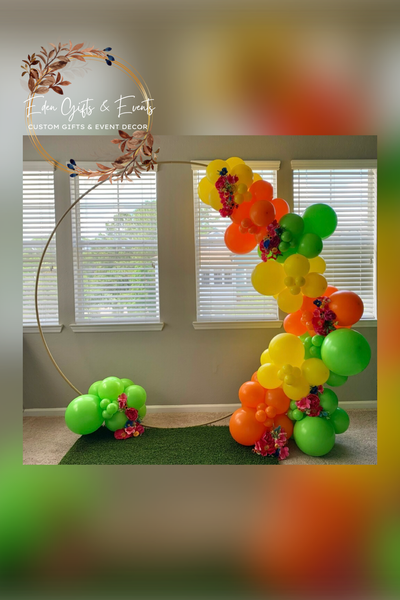 Eden Gifts & Events is Jacksonville’s go-to for custom gifts and unforgettable event styling. From one-of-a-kind gifts to show-stopping balloon installations—like garlands, arches, columns, and marquee displays—we bring your vision to life. We also o
