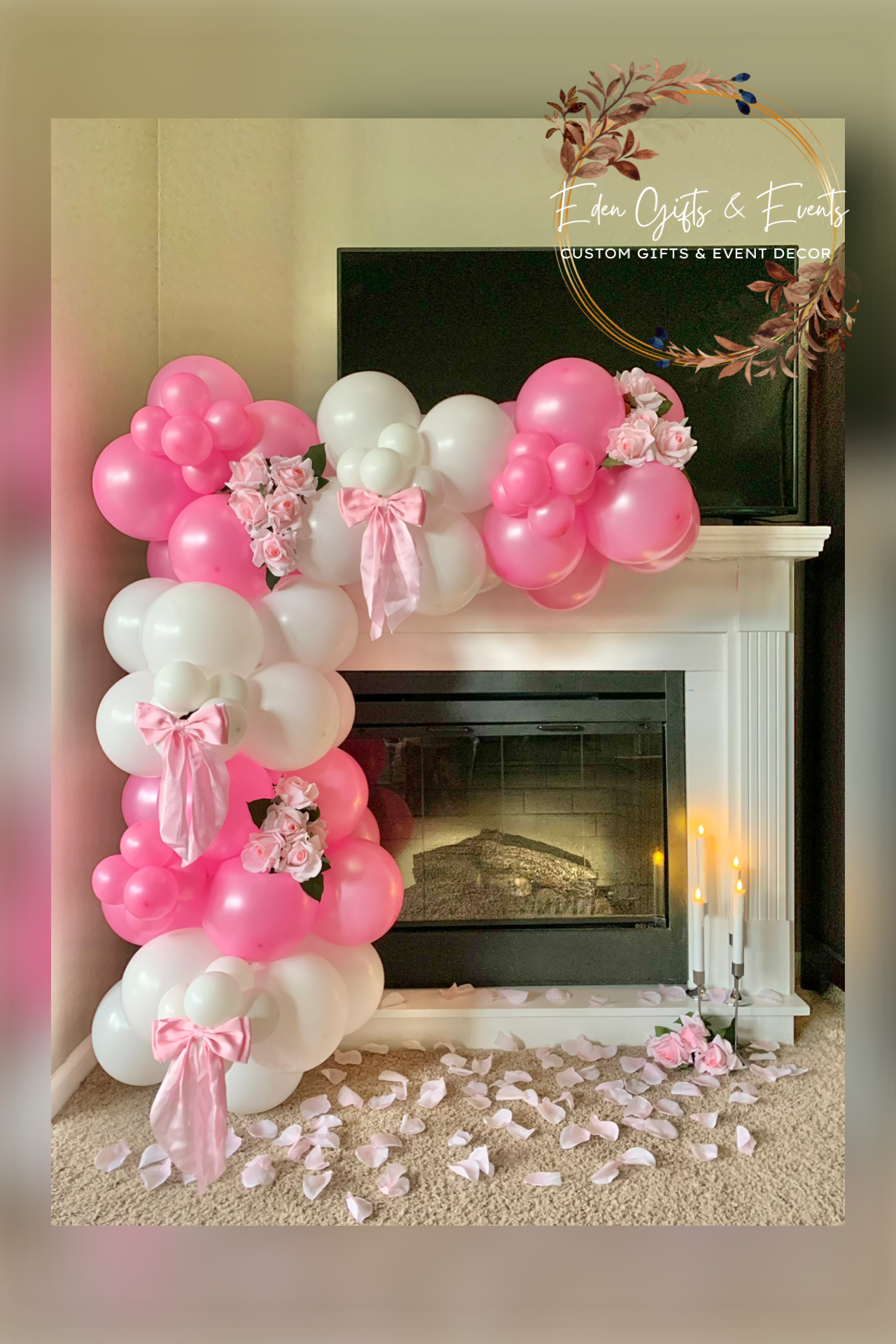 Eden Gifts & Events is Jacksonville’s go-to for custom gifts and unforgettable event styling. From one-of-a-kind gifts to show-stopping balloon installations—like garlands, arches, columns, and marquee displays—we bring your vision to life. We also o