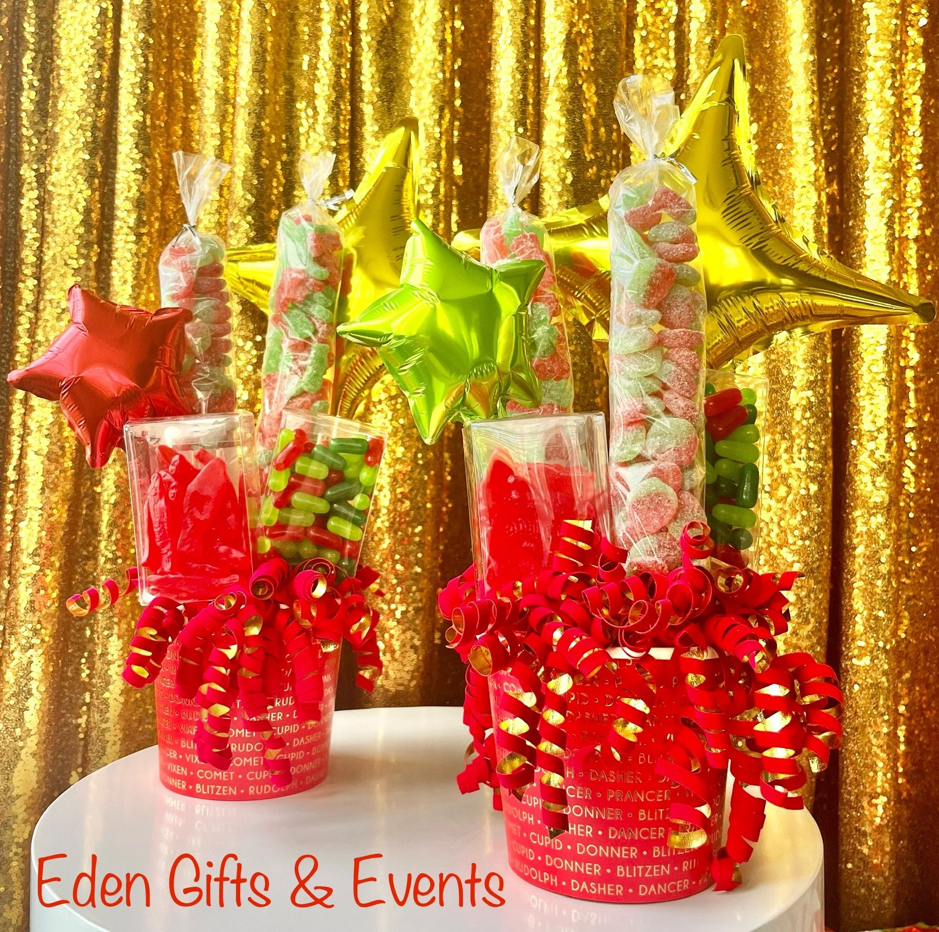 Eden Gifts & Events is THE destination for next level custom gift and event styling experiences in Jacksonville, FL with custom gifts, event backdrops, and balloon garland, arches, columns, and marquees available for local delivery and free pick-up o